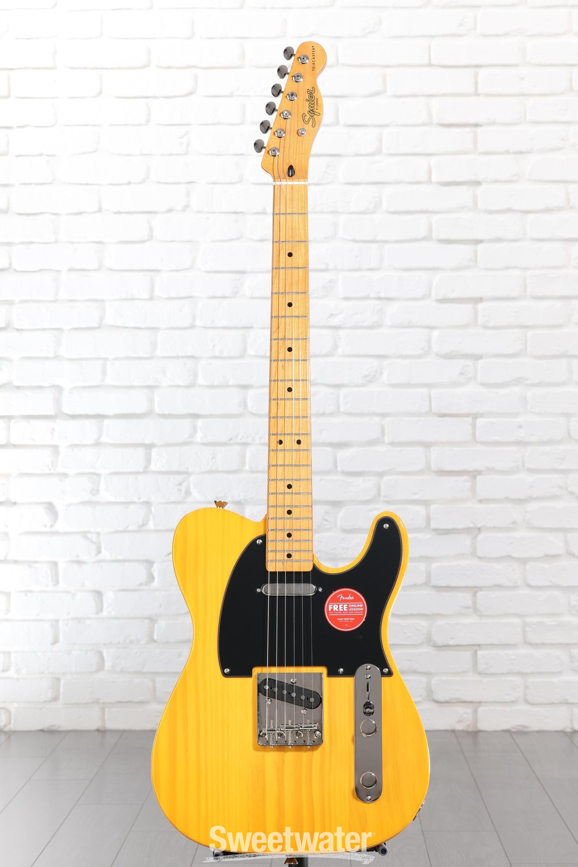 Squier Classic Vibe ‘50s テレキャスター　バタースコッチ Squier Classic Vibe '50s Telecaster - Butterscotch Blonde | Sweetwater