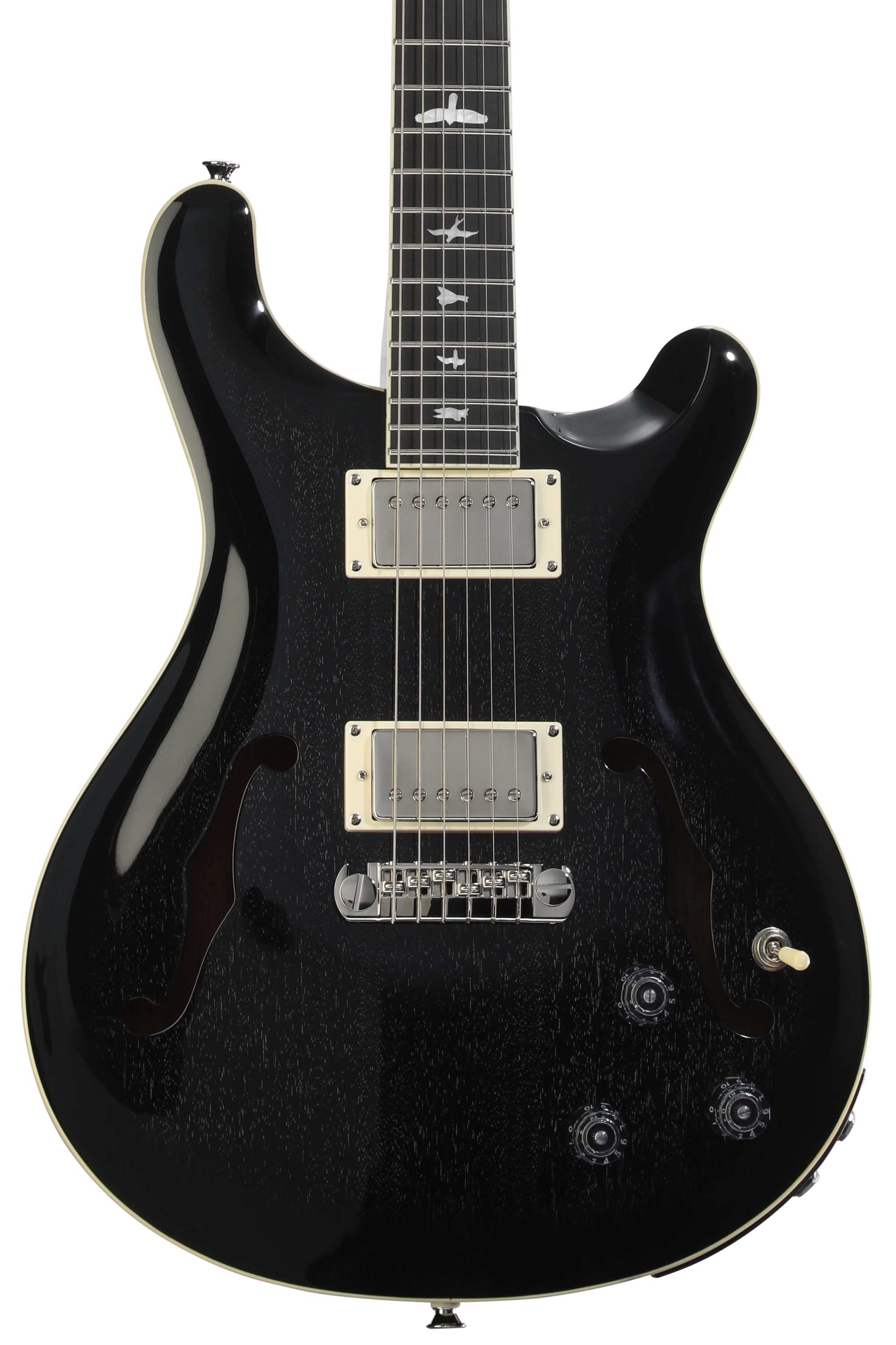 PRS SE Hollowbody II Electric Guitar - Charcoal Burst | Sweetwater