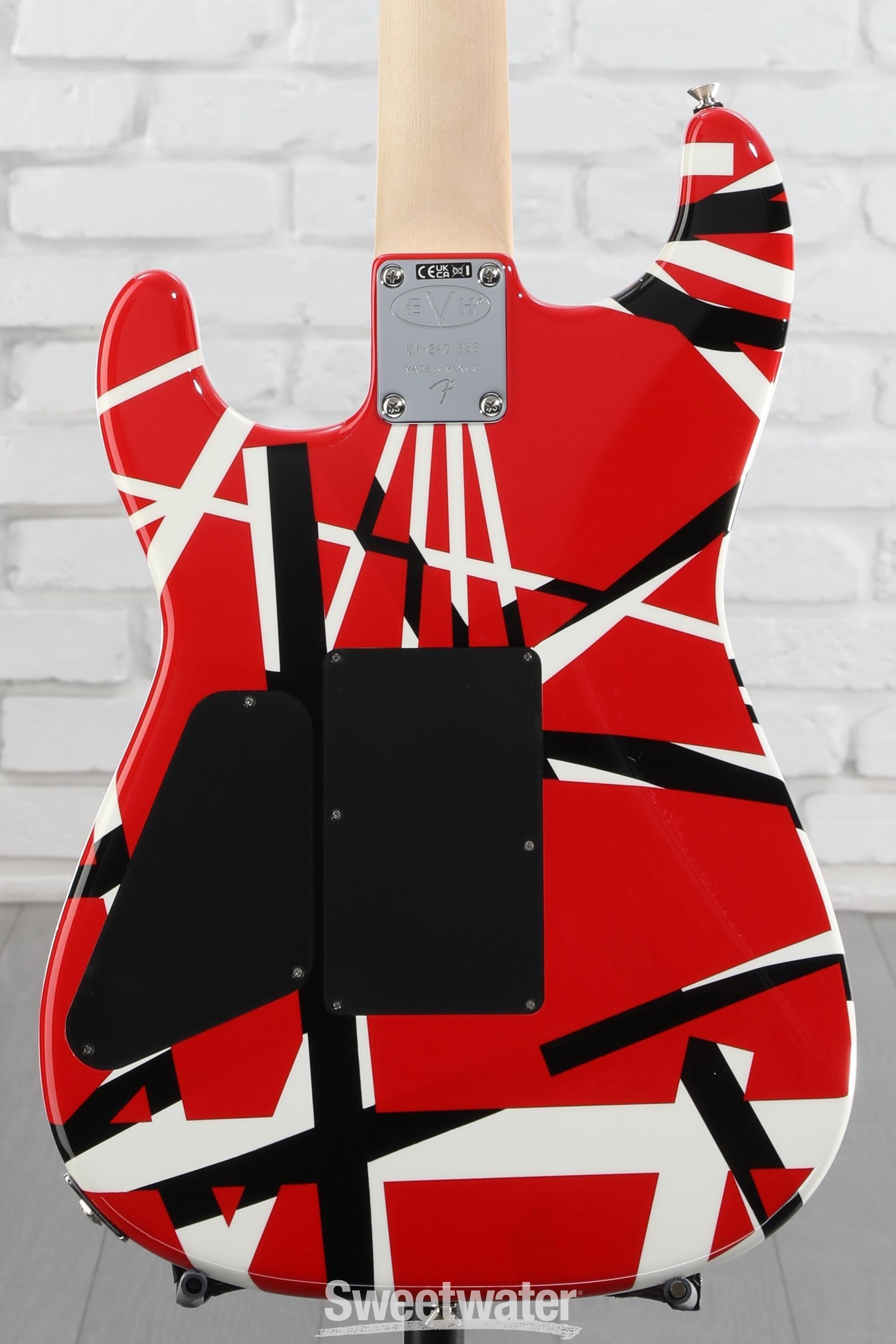 ギター EVHStriped Series Red with Black Stripes Amazon.com: EVH Striped Series - Red with Black Stripes
