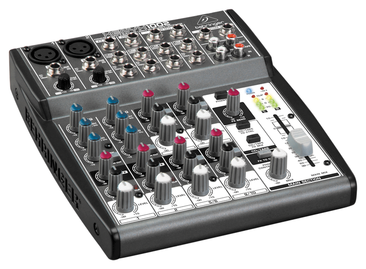 Behringer Xenyx 1002 6-channel Analog Mixer Reviews | Sweetwater