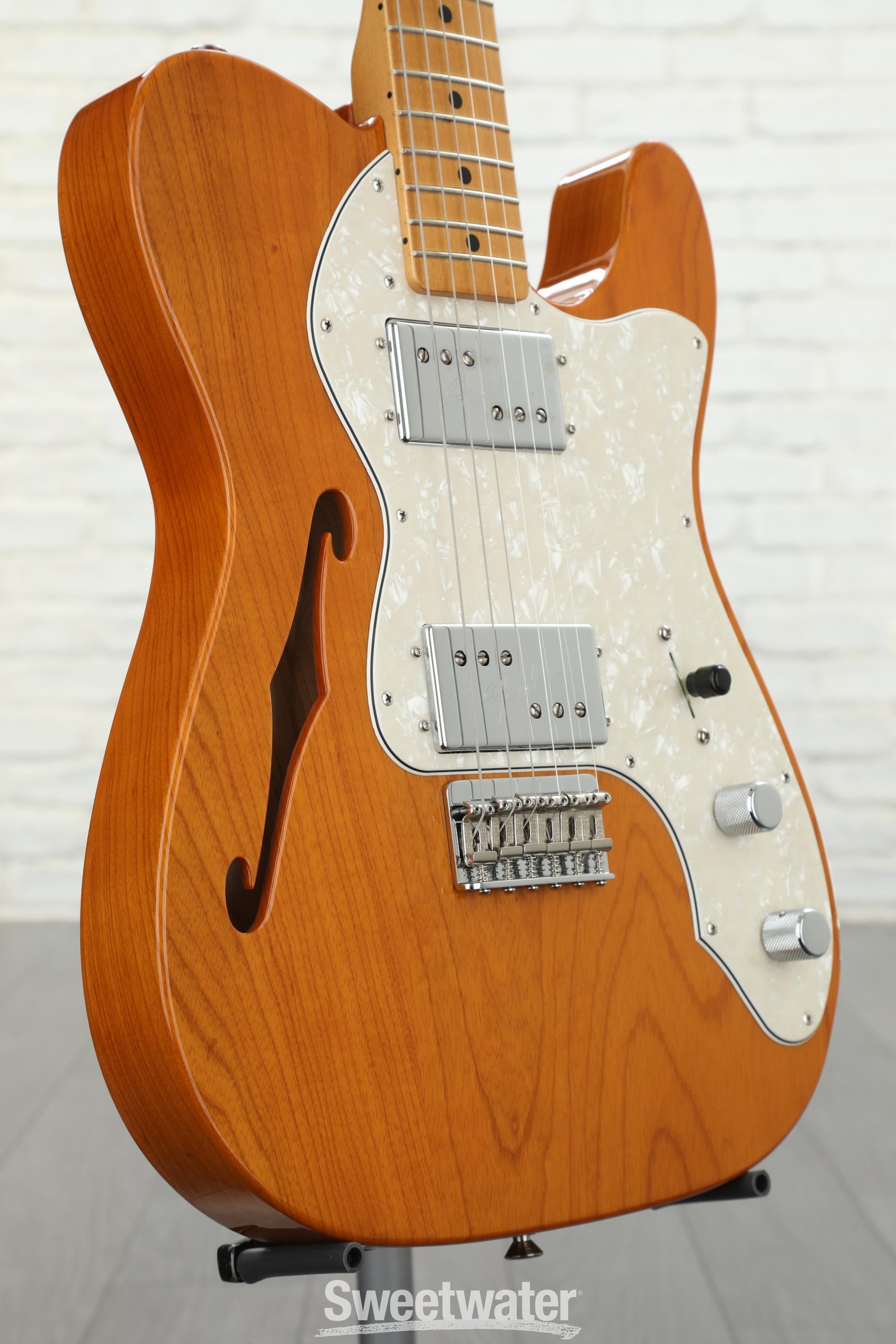 Fender Vintera '70s Telecaster Thinline - Aged Natural | Sweetwater