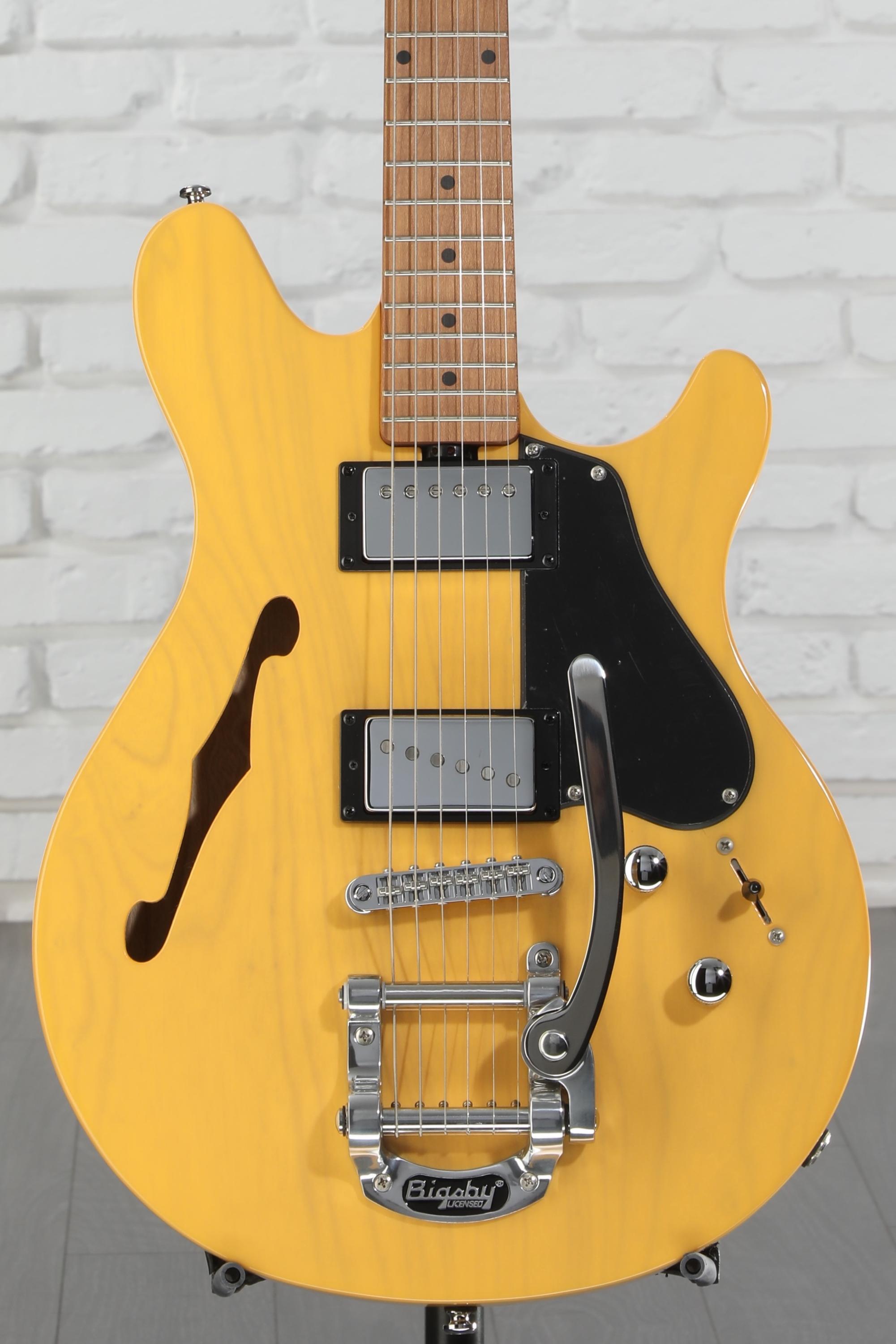 Sterling By Music Man Valentine Chambered Bigsby Electric Guitar