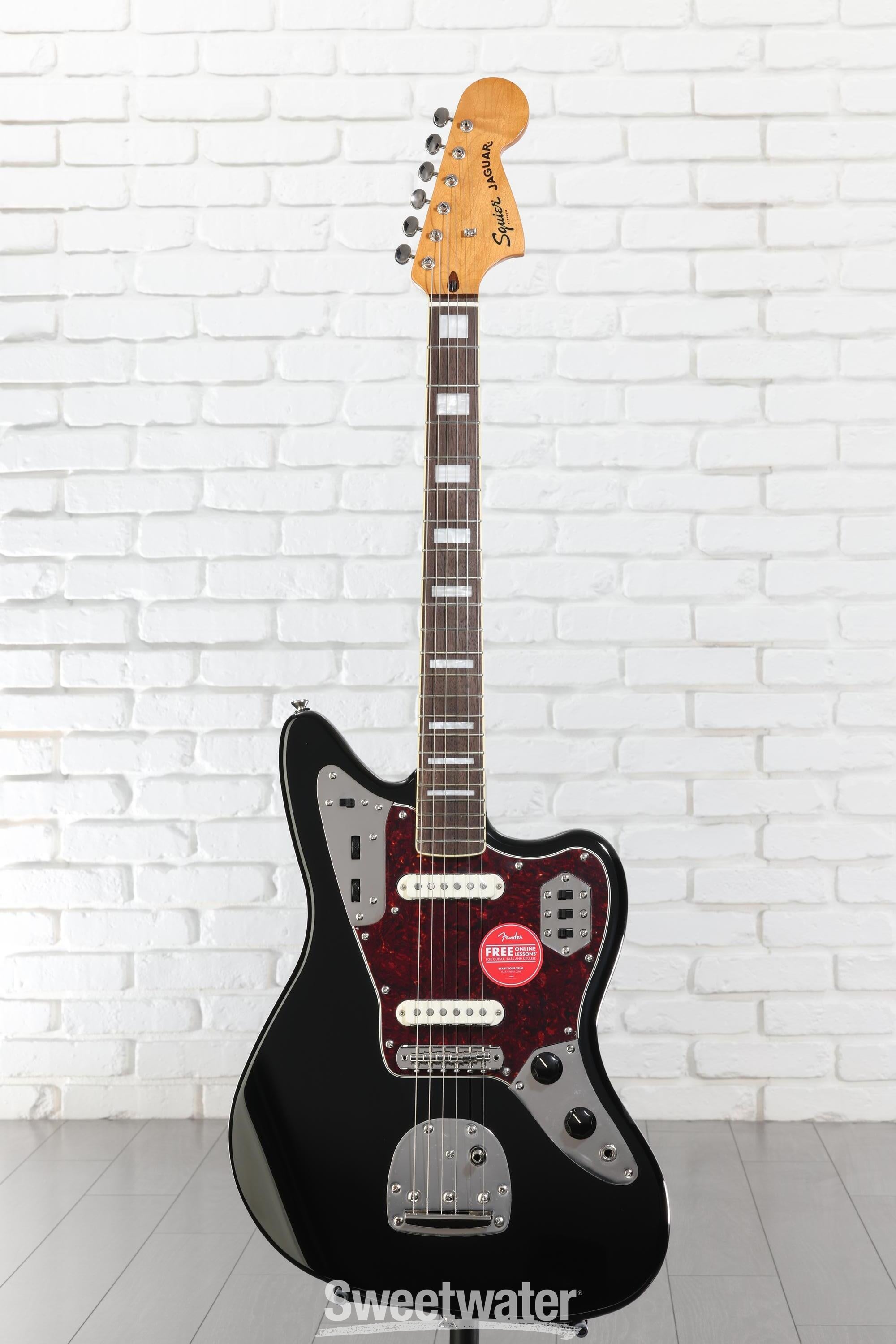 Squier Classic Vibe '70s Jaguar - Black Reviews | Sweetwater