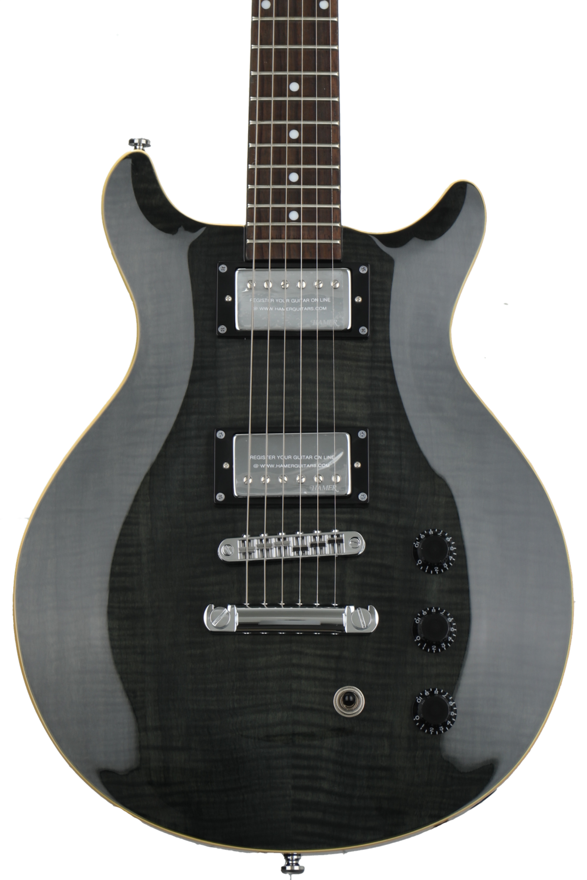 Hamer Archtop - Transparent Black Gloss | Sweetwater