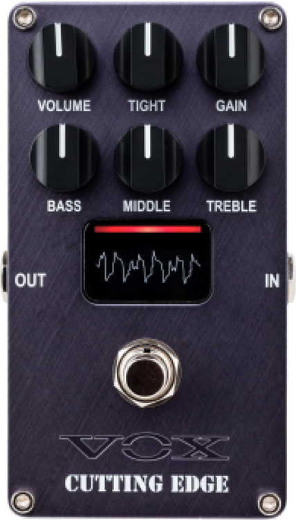 ギター VOX CUTTING EDGE Vox Cutting Edge High-gain Overdrive Pedal with NuTube