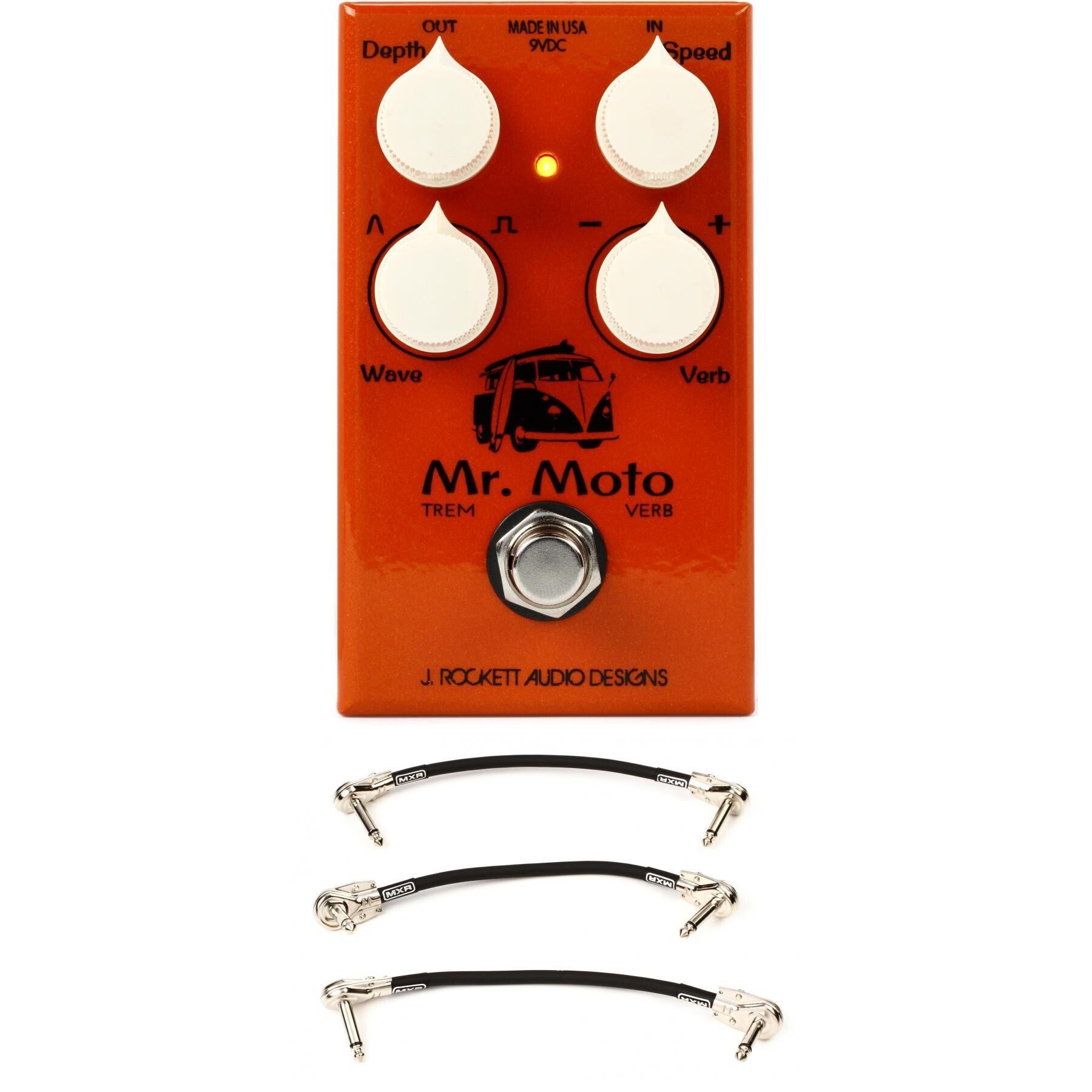 J. Rockett Audio Designs Mr. Moto Tremolo & Reverb Pedal | Sweetwater