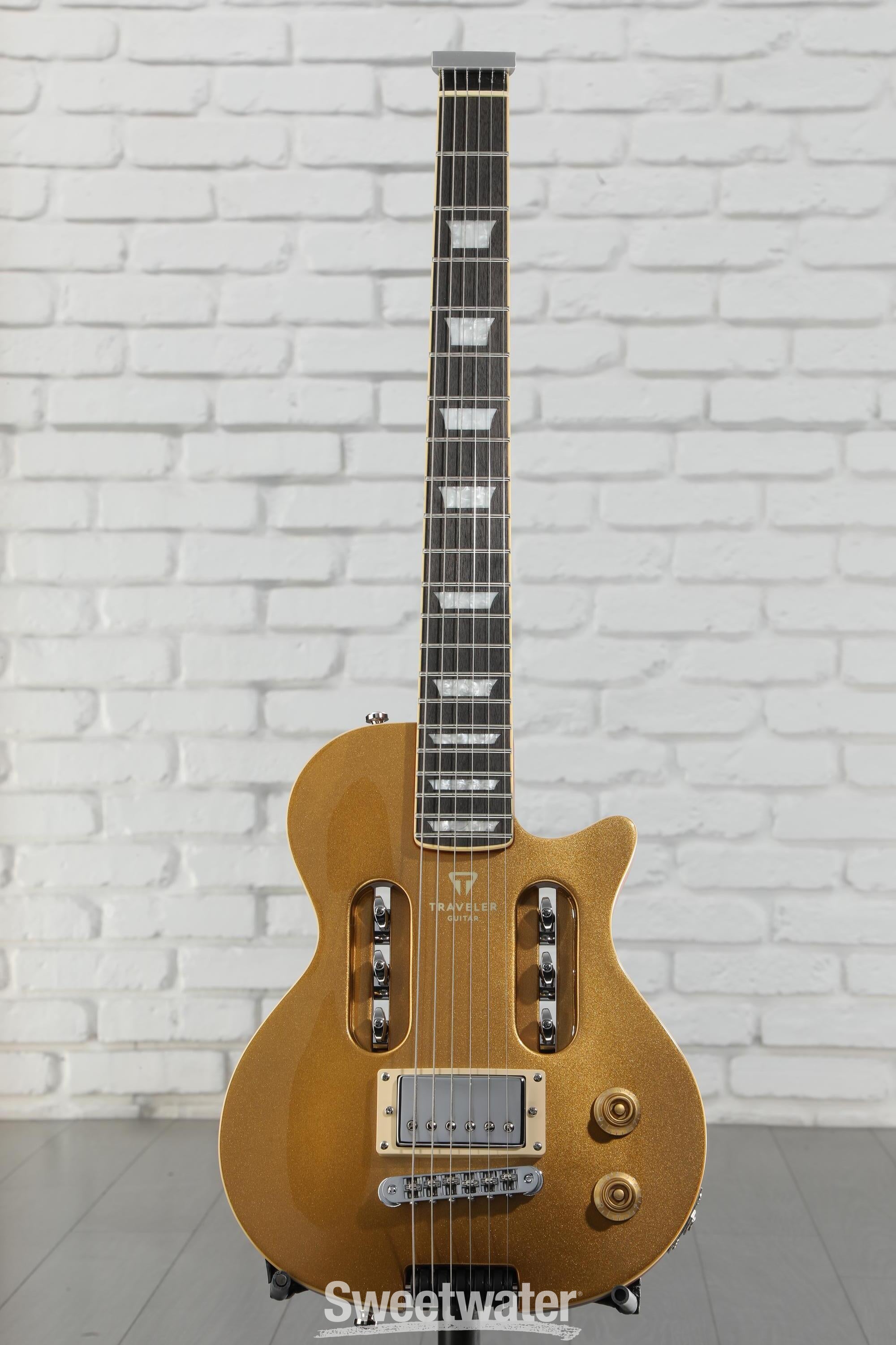 Traveler Guitar EG-1 Deluxe Electric Guitar - Gold-top