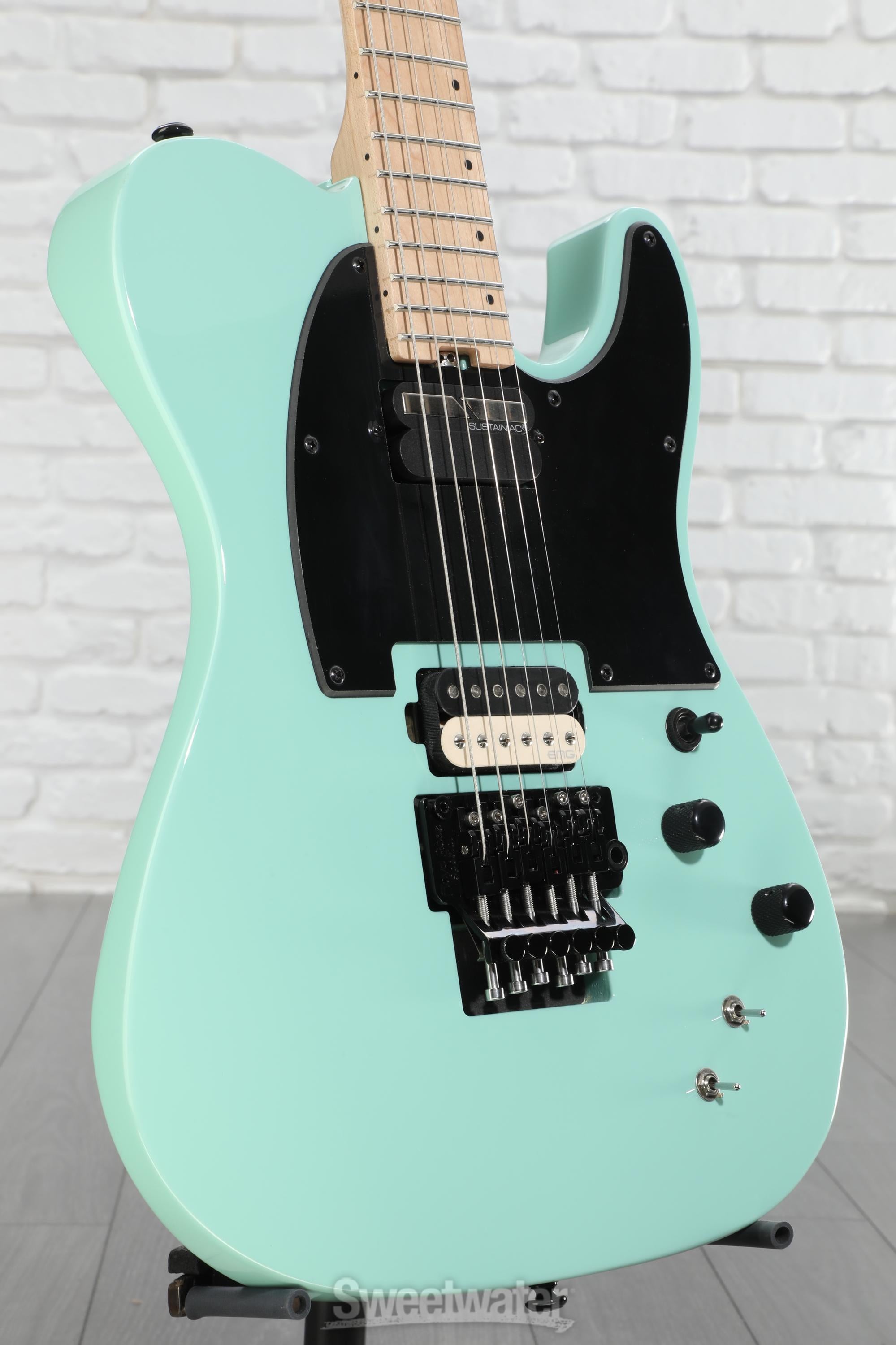 Schecter Sun Valley Super Shredder PT FR with Sustainiac - Sea