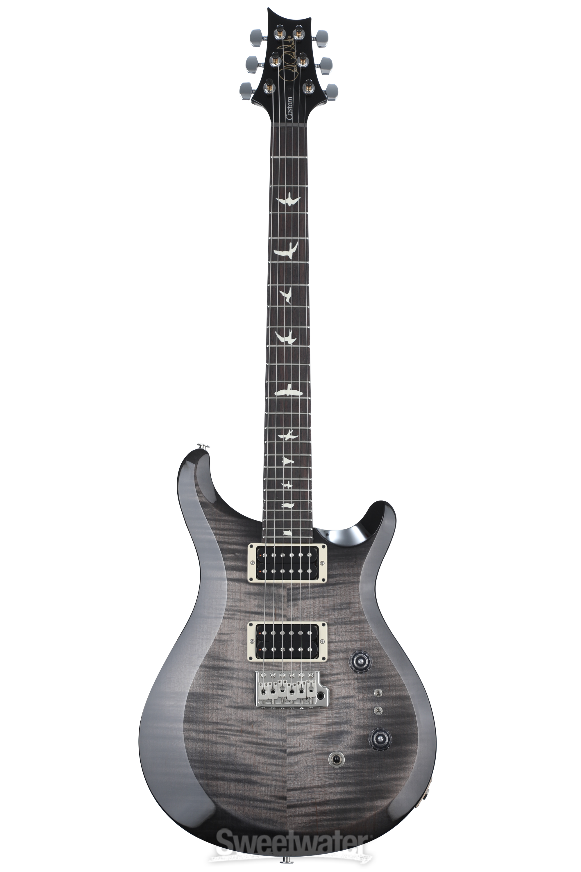 美品 PRS S2 Custom24 elephant grey PRS S2 Custom 24-08 Electric Guitar - Elephant Grey | Sweetwater