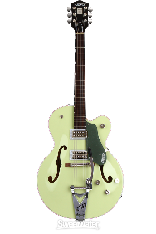 ギター Gretsch G6659T Two-Tone Smoke Green Gretsch G6118T-SGR Players Edition Anniversary - 2-Tone