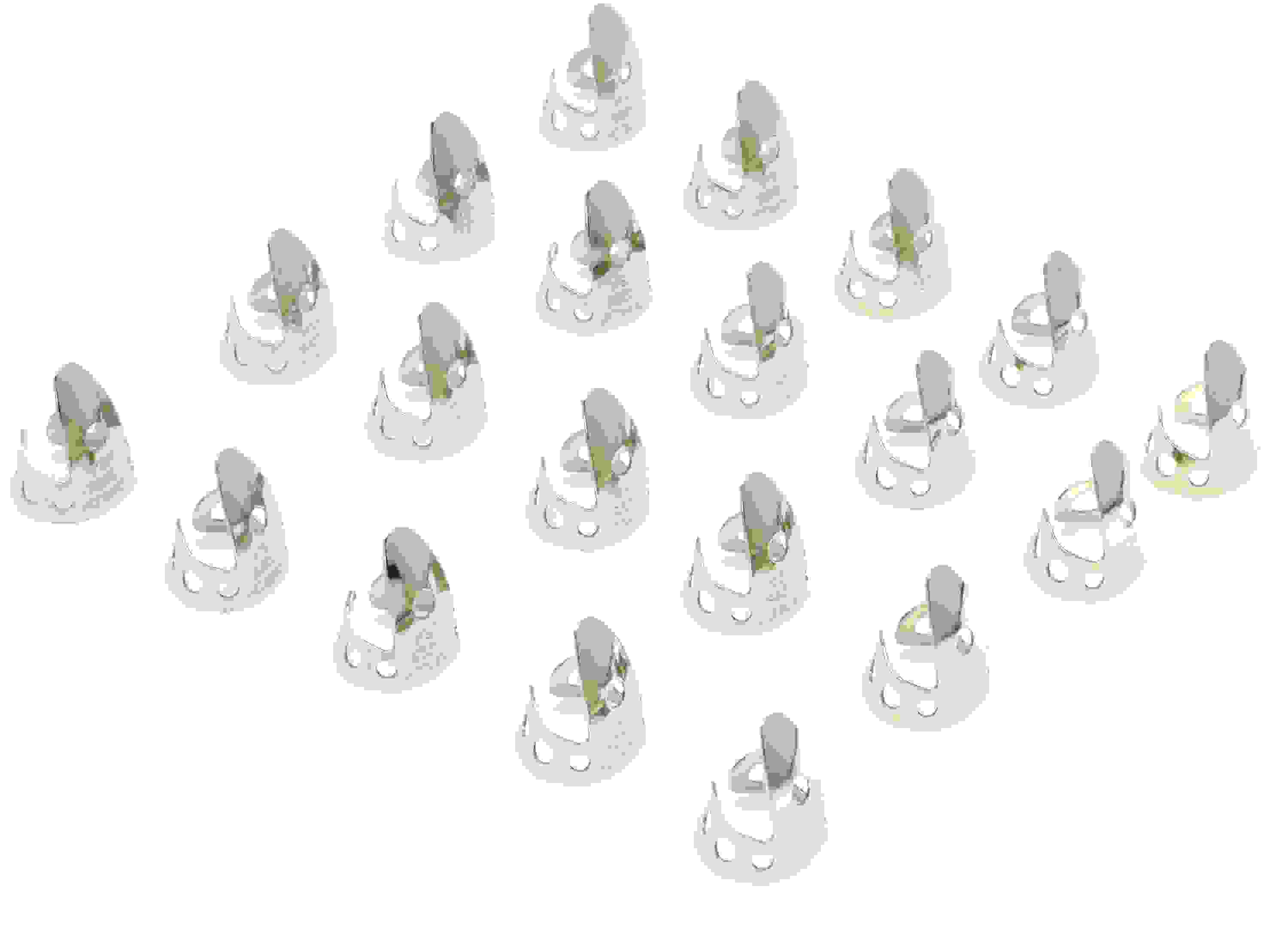 Dunlop 33R Nickel Silver Fingerpicks - .0225 20-Pk