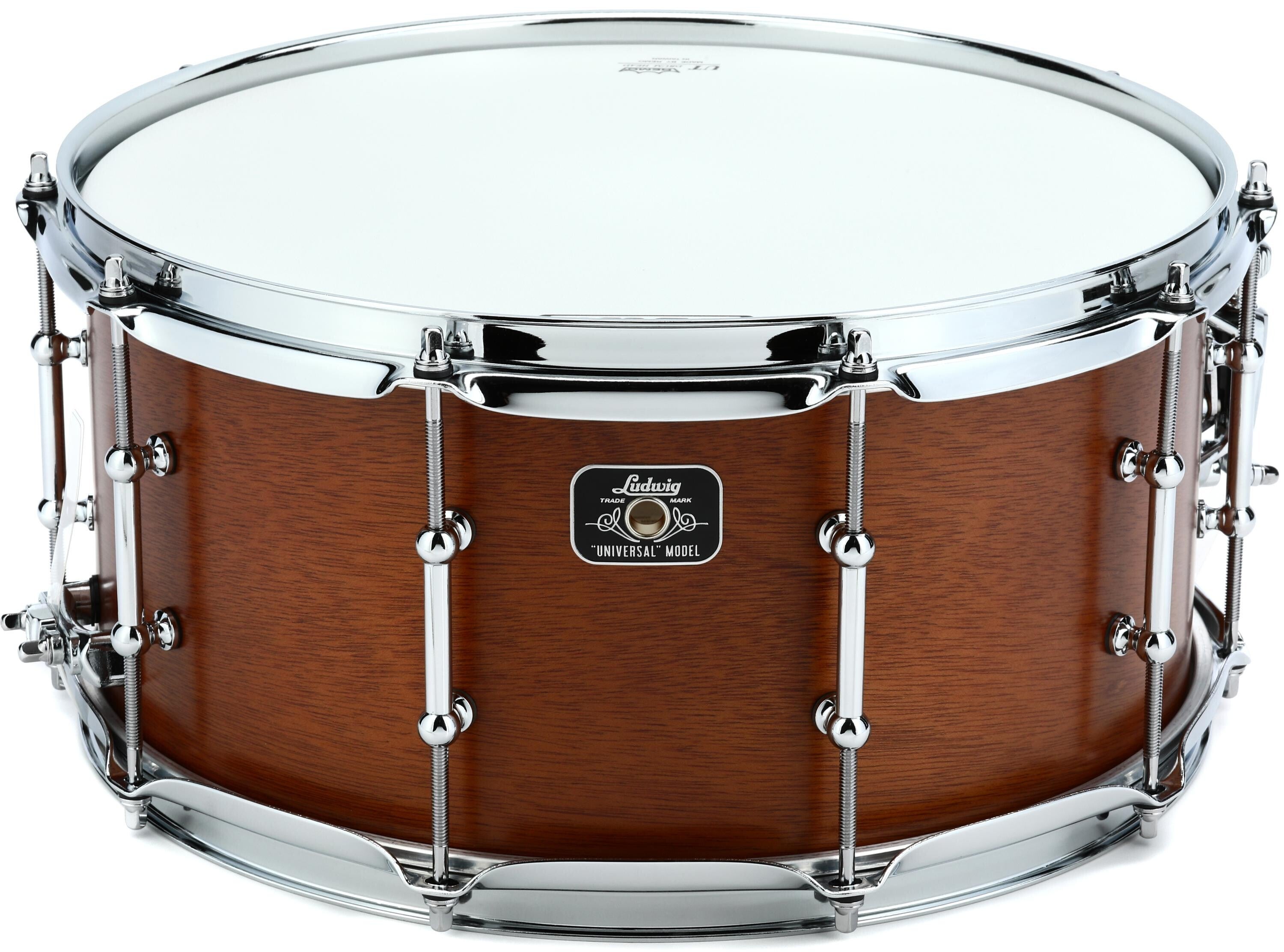 Ludwig Universal Snare Drum - 6.5-inch x 14-inch - Mahogany