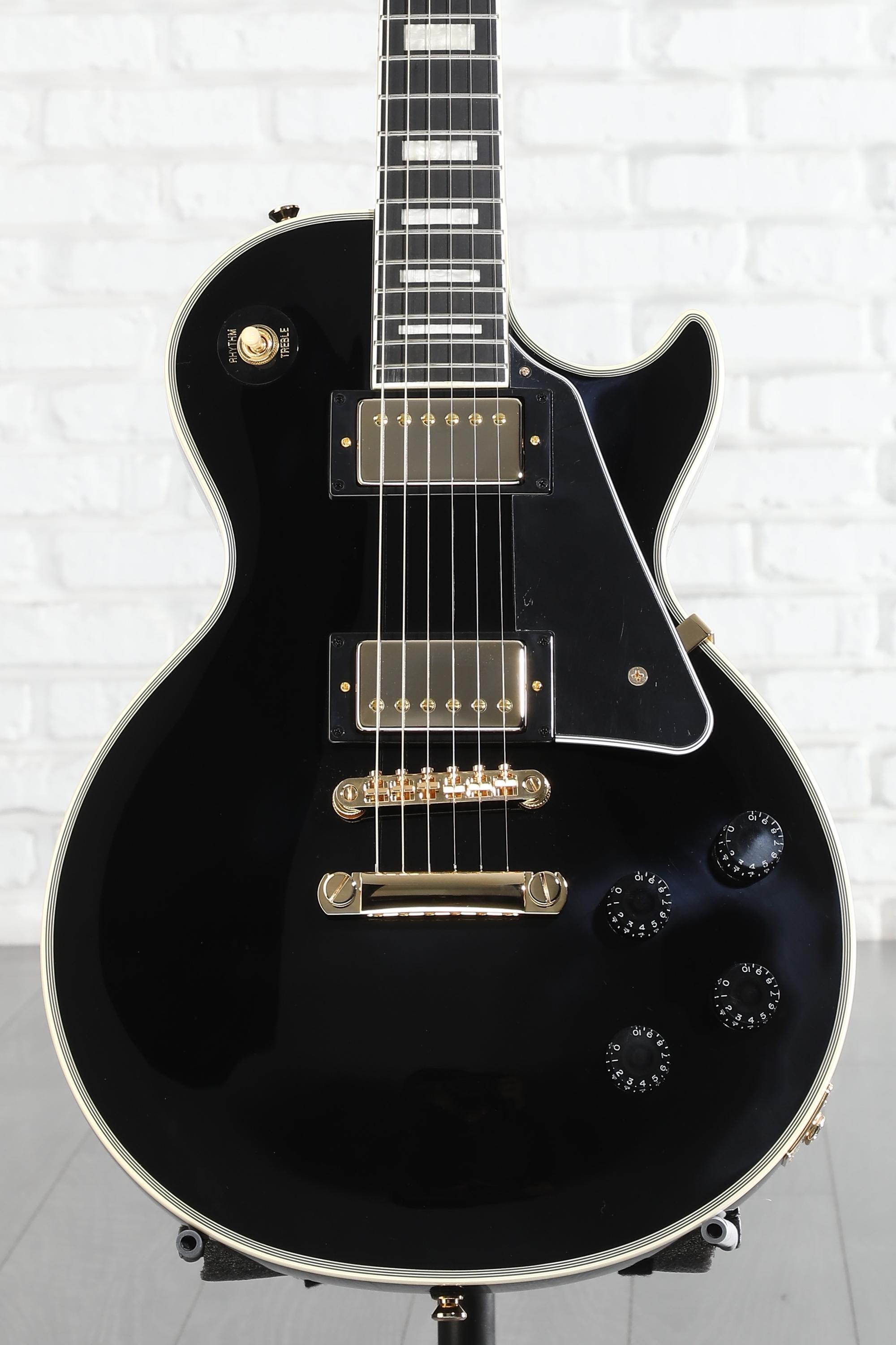 Epiphone Les Paul Custom Electric Guitar - Ebony | Sweetwater