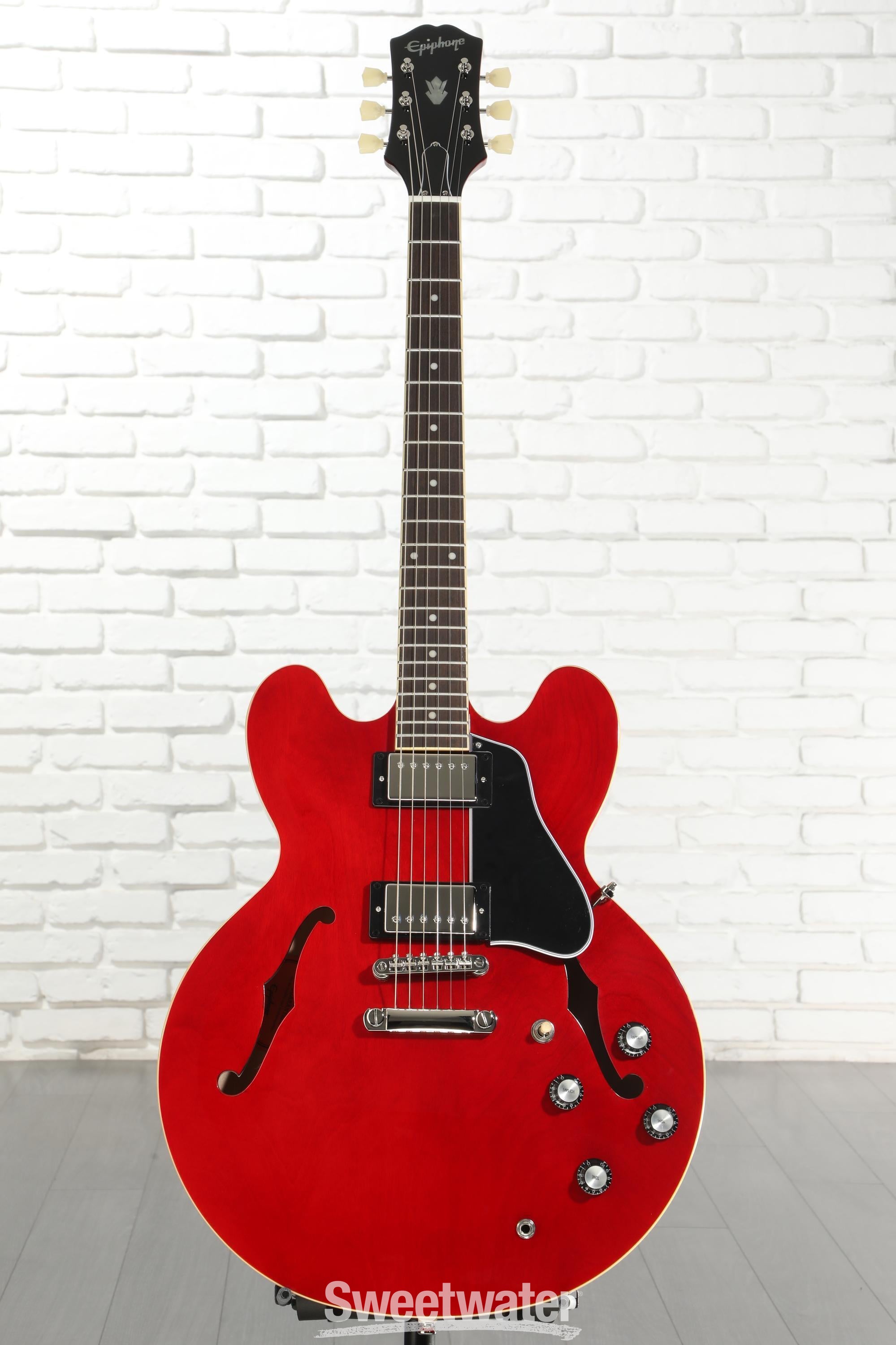 Epiphone ES-335 Semi-hollowbody Electric Guitar - Cherry | Sweetwater