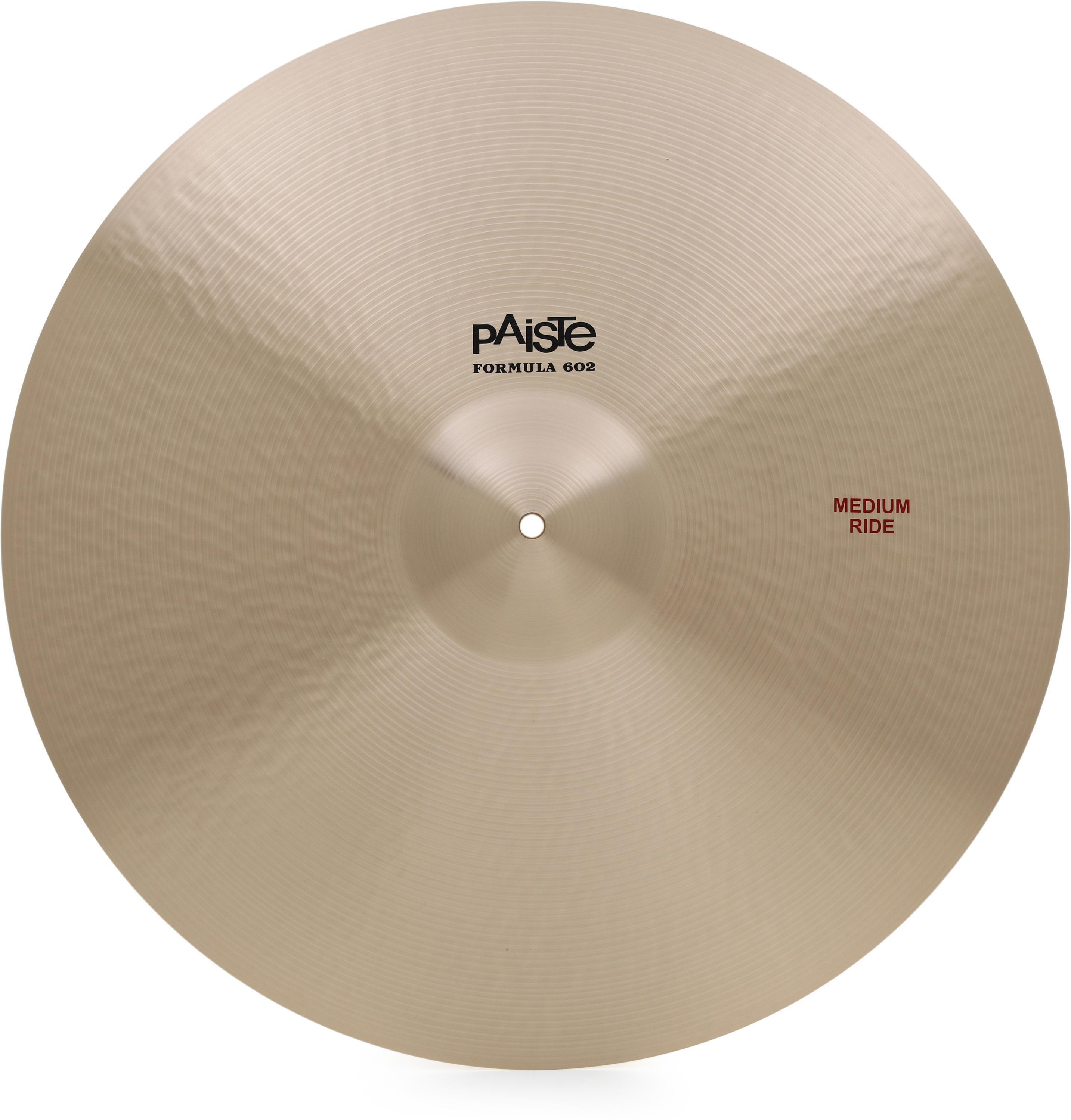 Paiste 24 inch Formula 602 Medium Ride Cymbal | Sweetwater