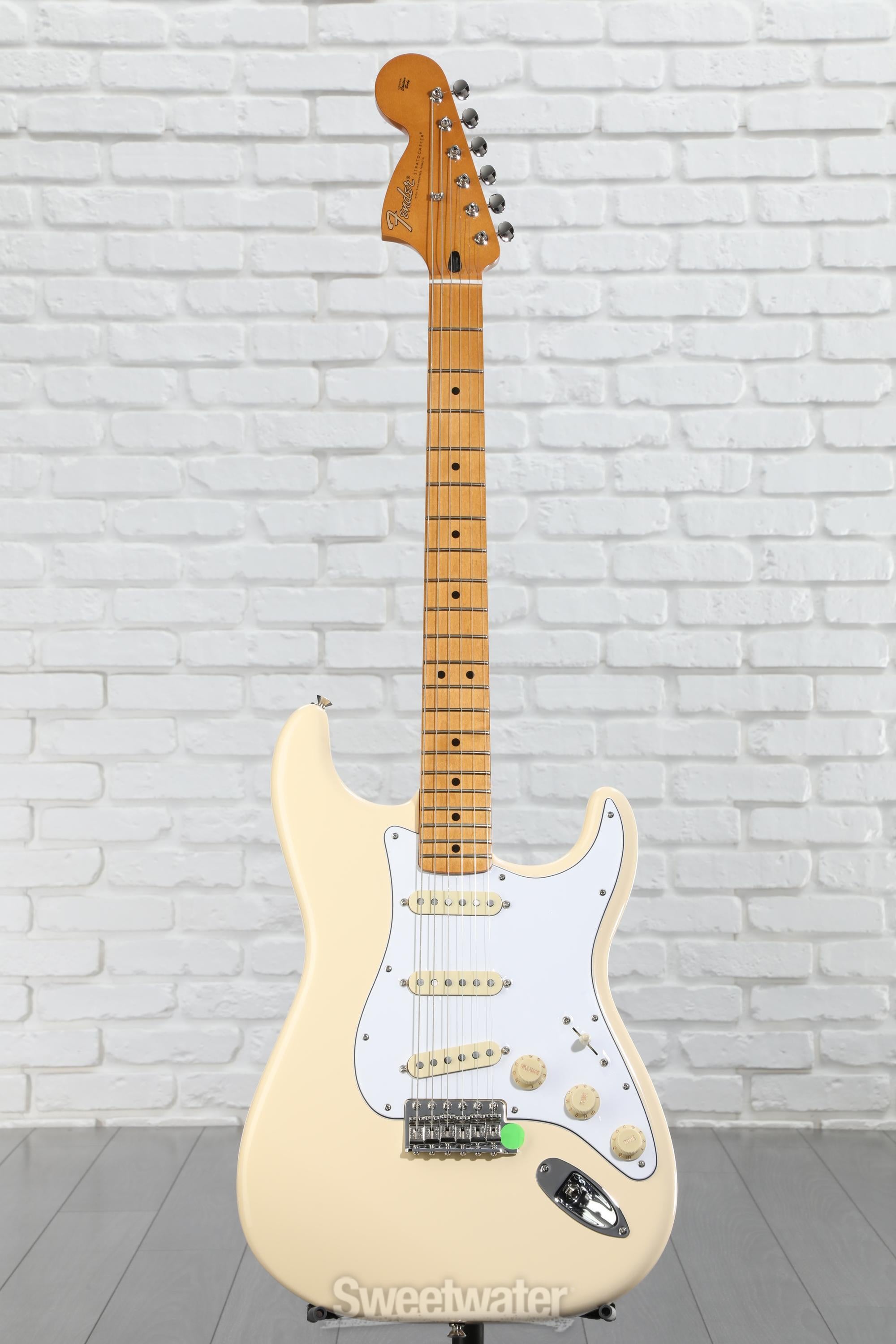 ギター Jimi Hendrix Stratocaster Olympic White Fender Jimi Hendrix Stratocaster - Olympic White with Maple