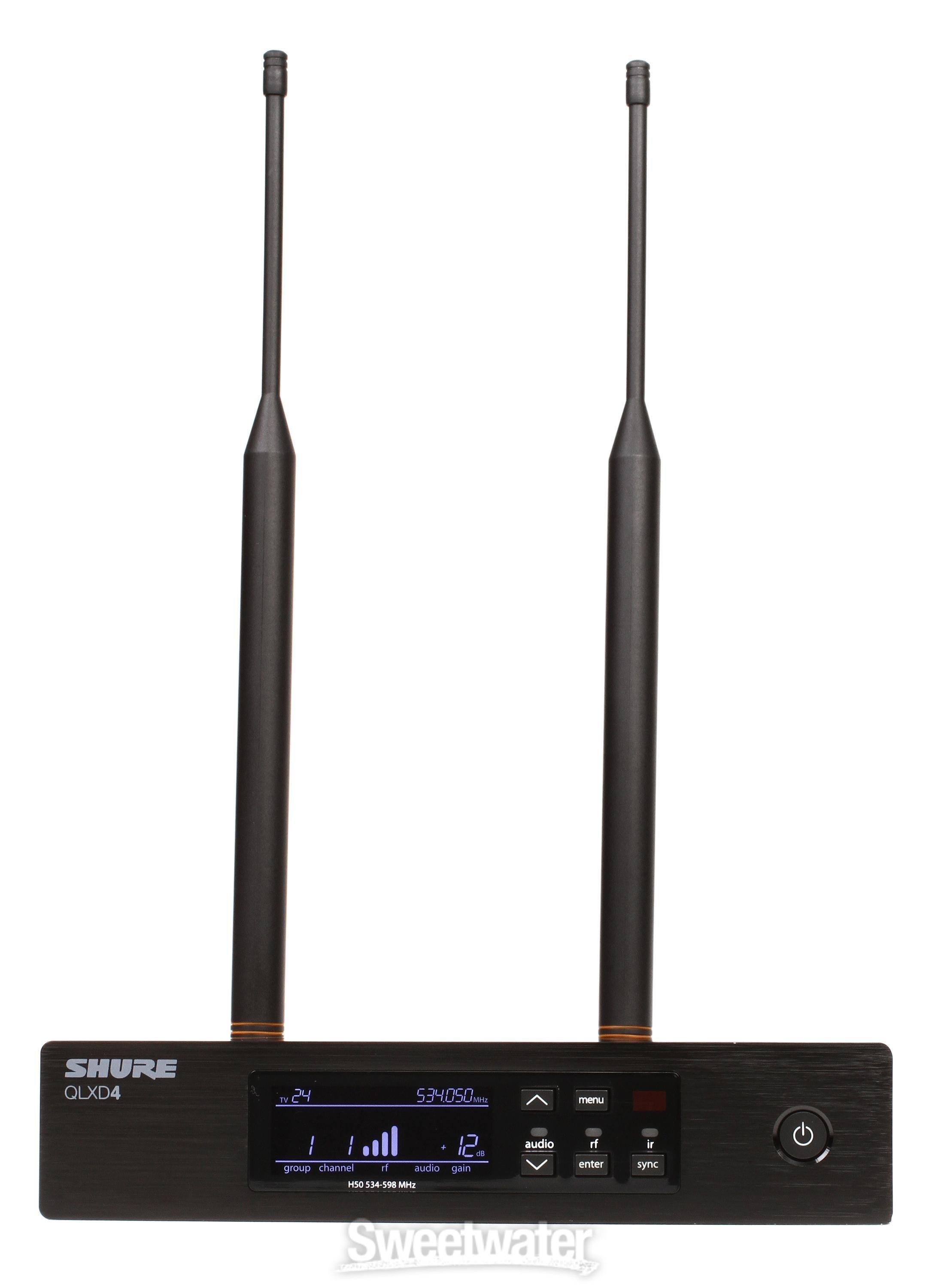 Shure QLXD14 Wireless Guitar System - H50 Band | Sweetwater