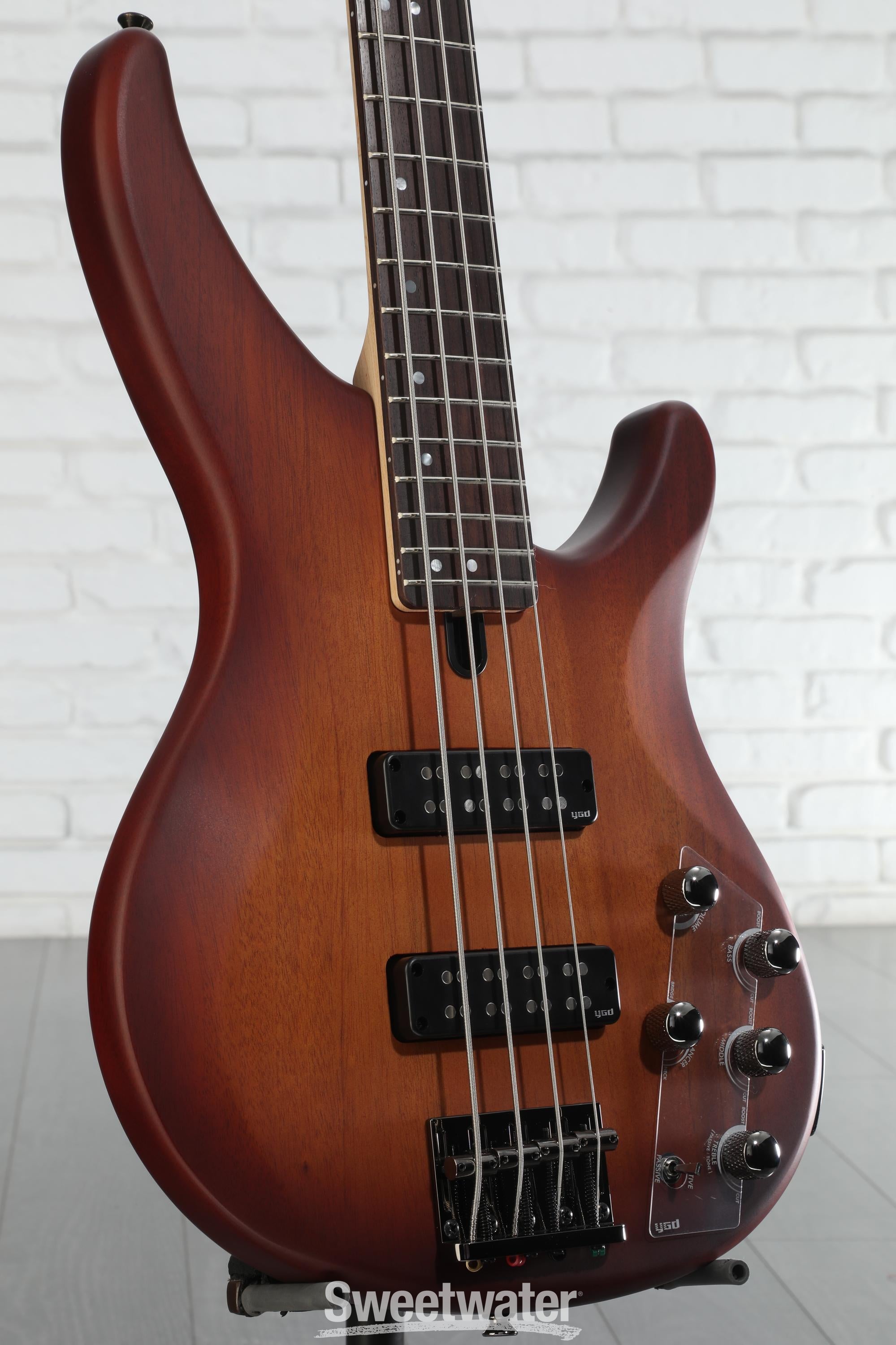 Yamaha TRBX504 4-string Bass Guitar - Brick Burst | Sweetwater