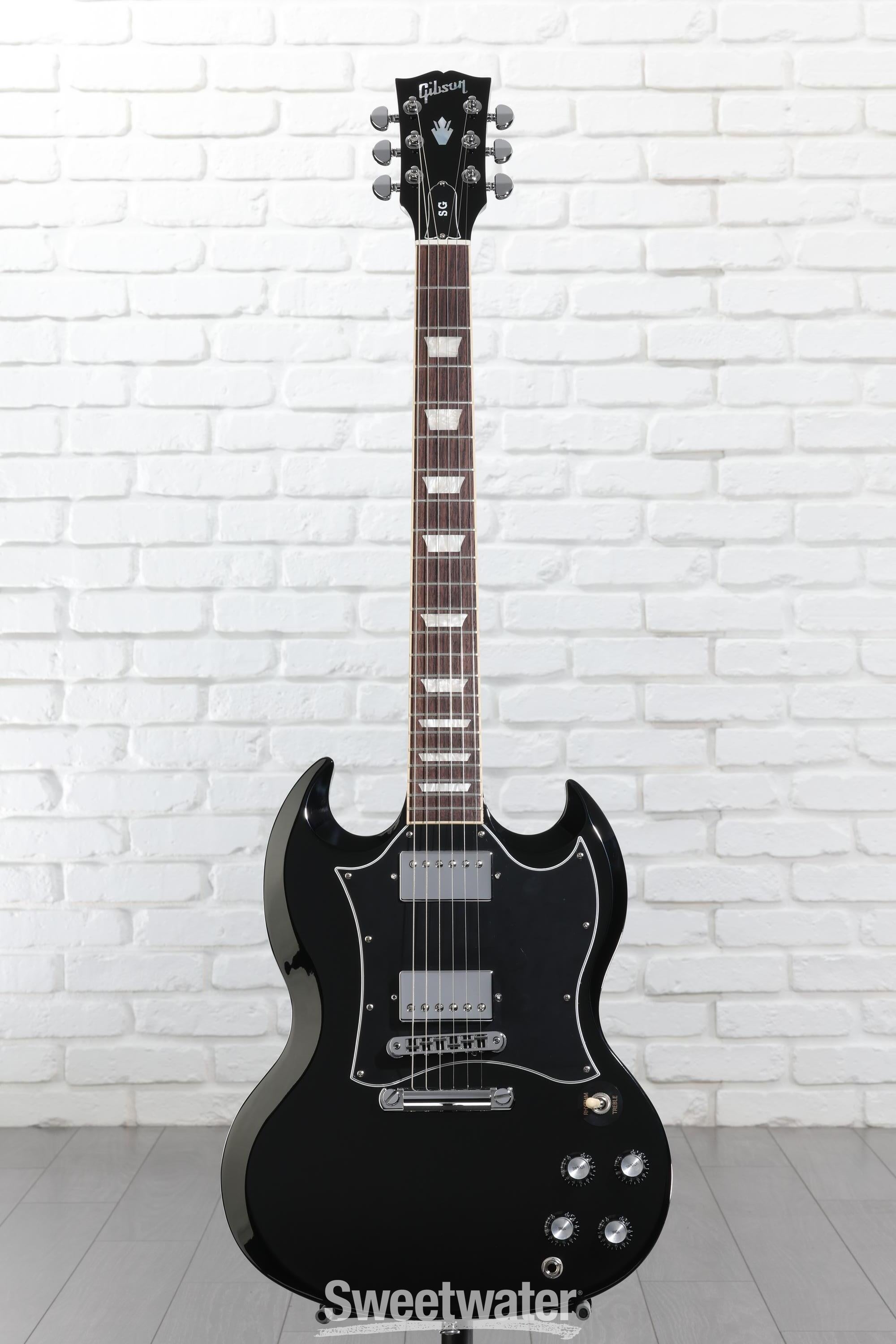 ギブソン SG スタンダード エボニー Gibson SG Standard Electric Guitar - Ebony | Sweetwater