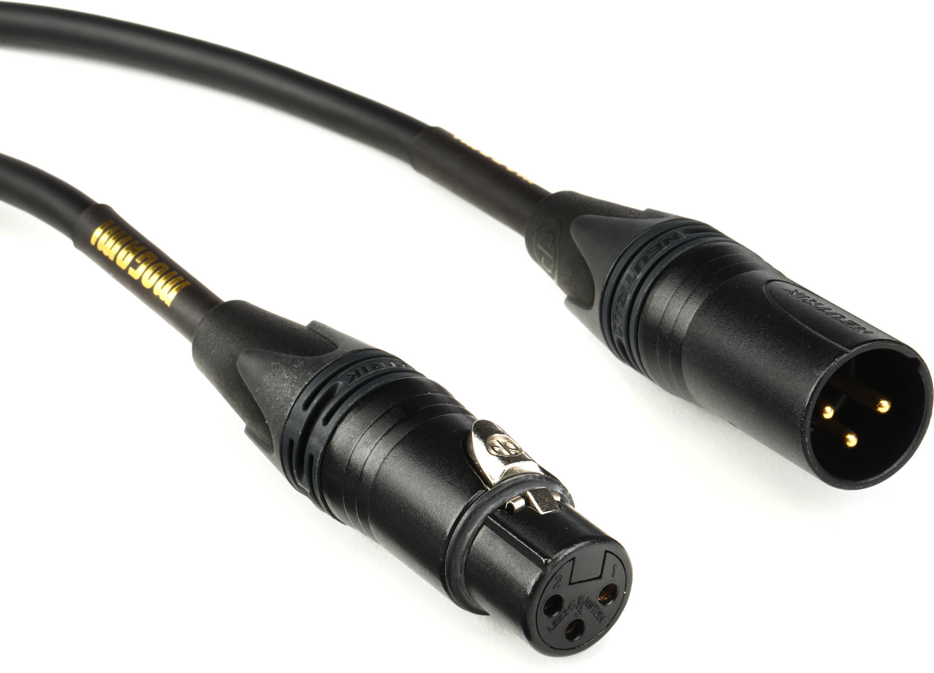 Cable XLR, 2m, Negro, XLR de 3 contactos, XLR de 3 contactos