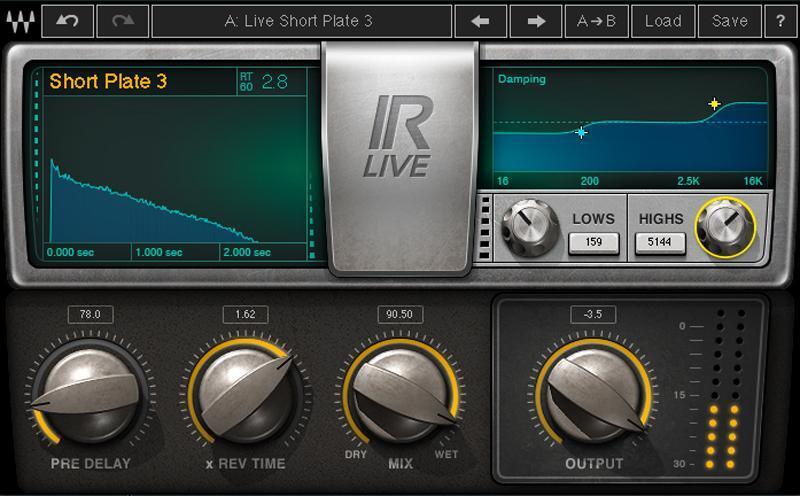 Photo of Waves IR-Live Convolution Reverb Plug-in