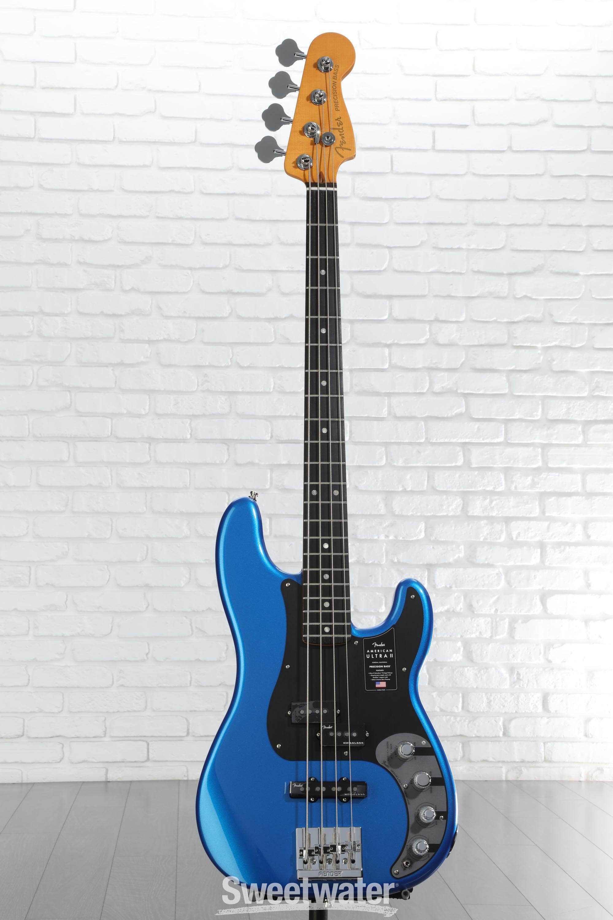 ベース Fender American Ultra Precision Bass Fender American Ultra II Precision Bass - Noble Blue