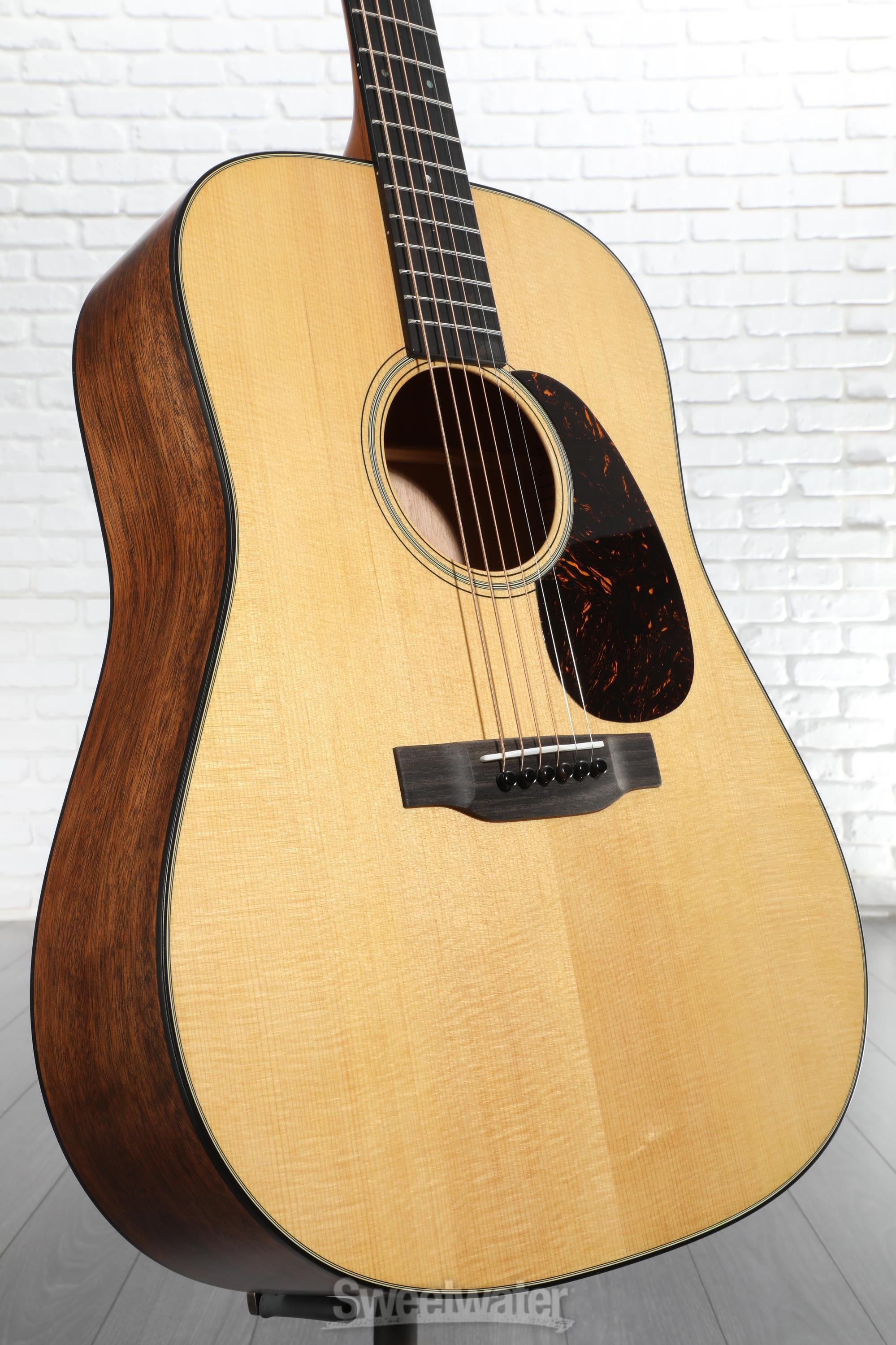 Martin D-18 Satin Standard Series Acoustic Guitar - Satin Natural