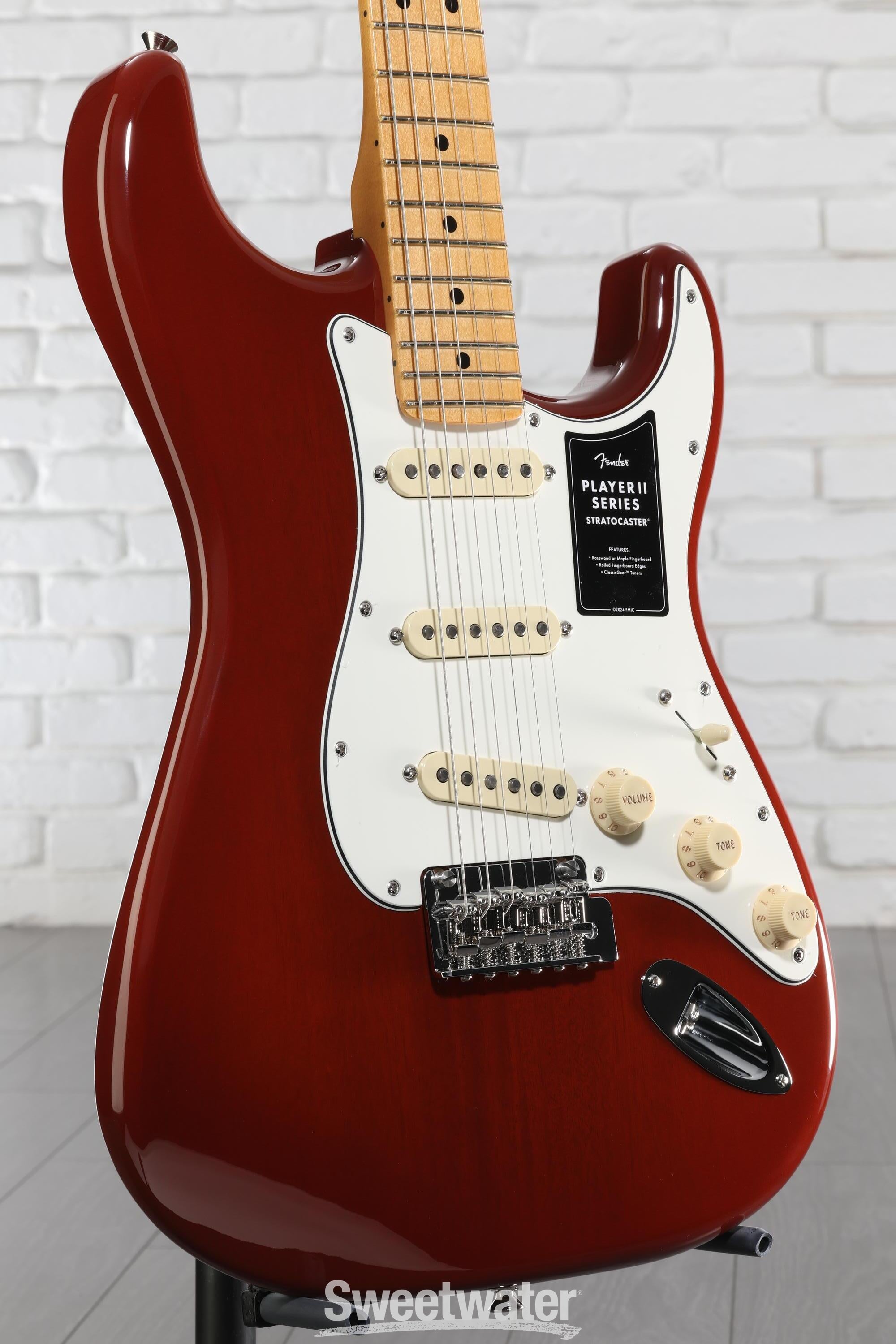 Fender Player II Stratocaster Electric Guitar - Transparent Mocha