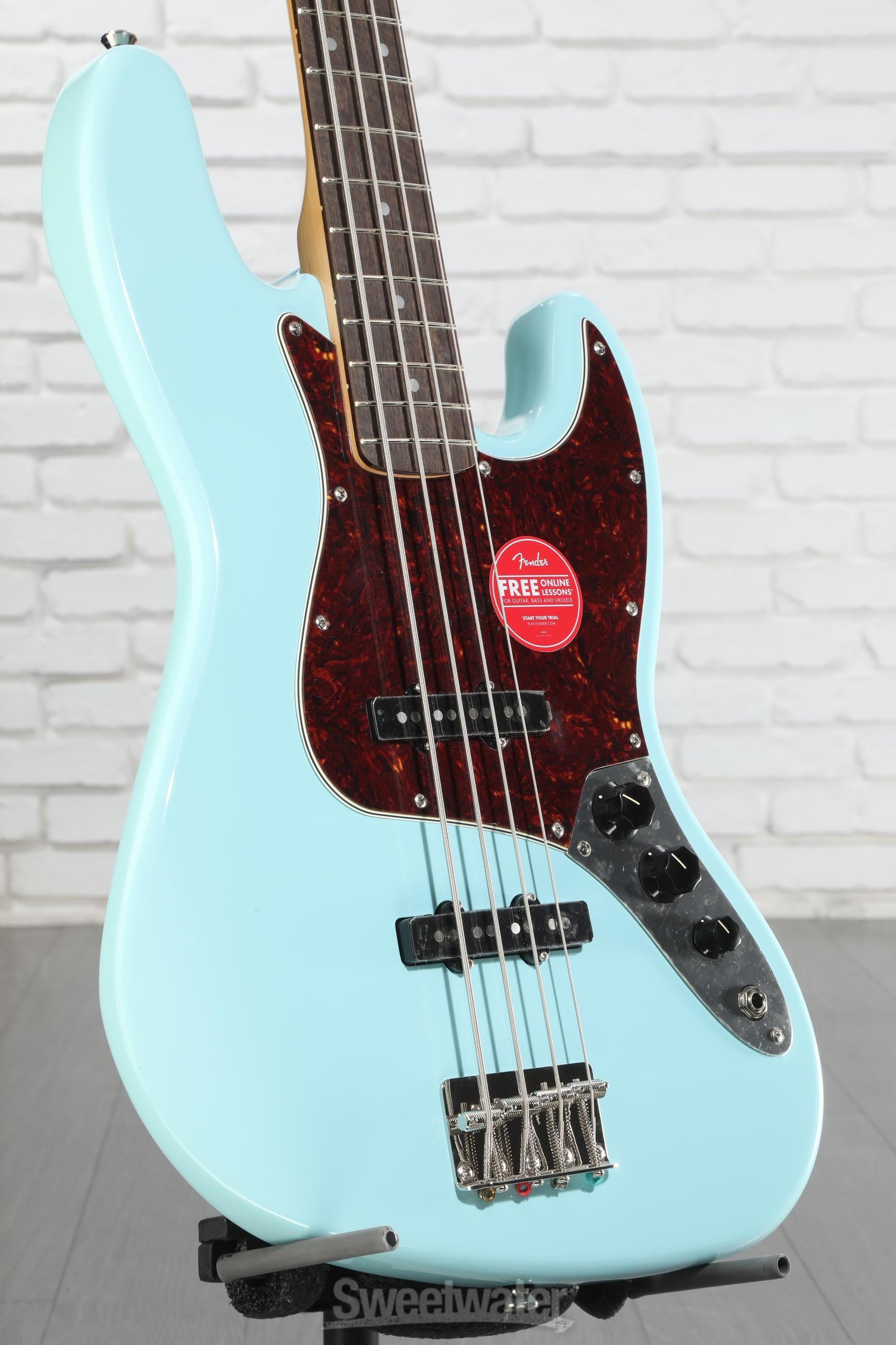 Squier Classic Vibe '60s Jazz Bass - Daphne Blue | Sweetwater
