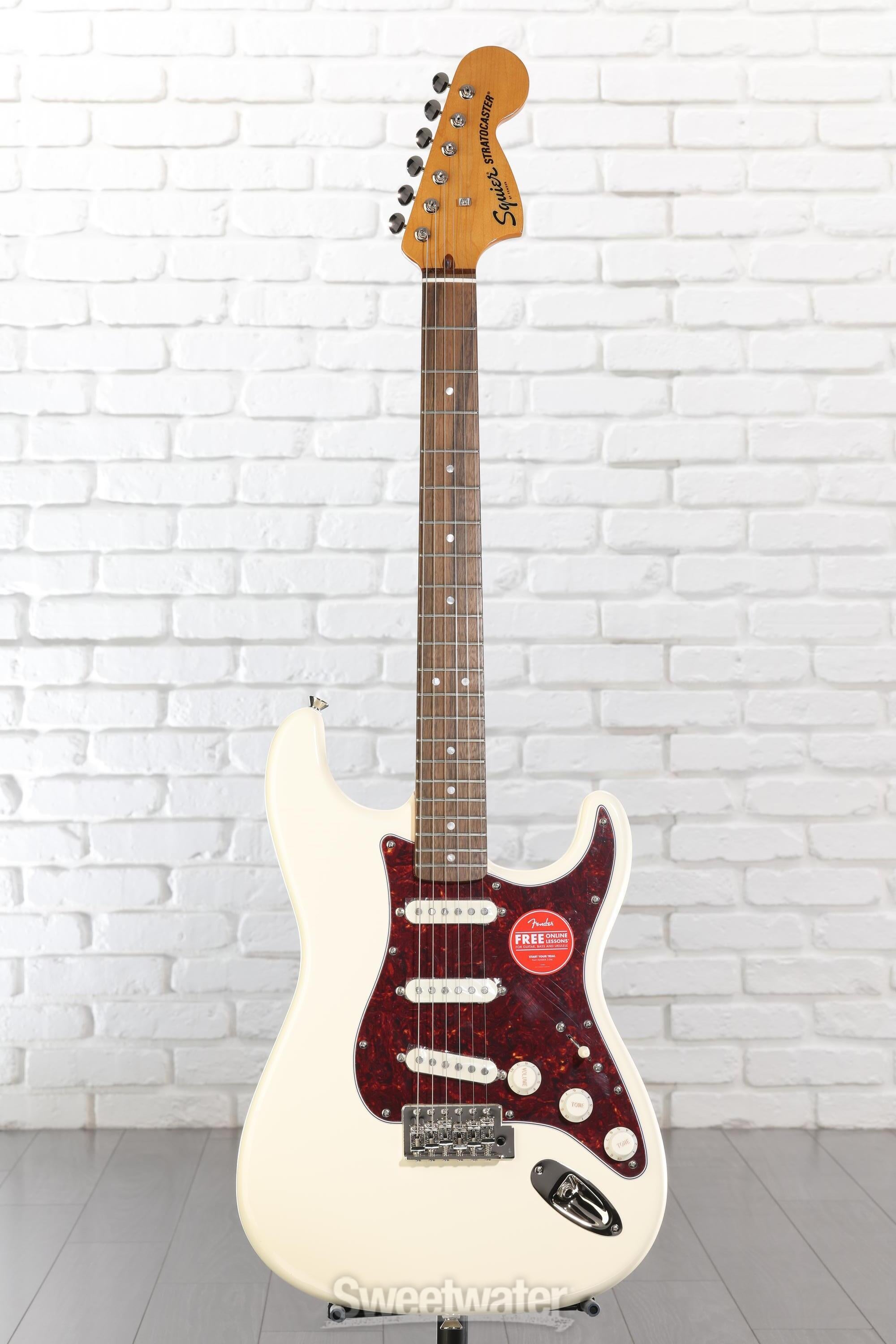 Squier Classic Vibe ‘70s Stratocaster Squier Classic Vibe '70s Stratocaster - Black | Sweetwater