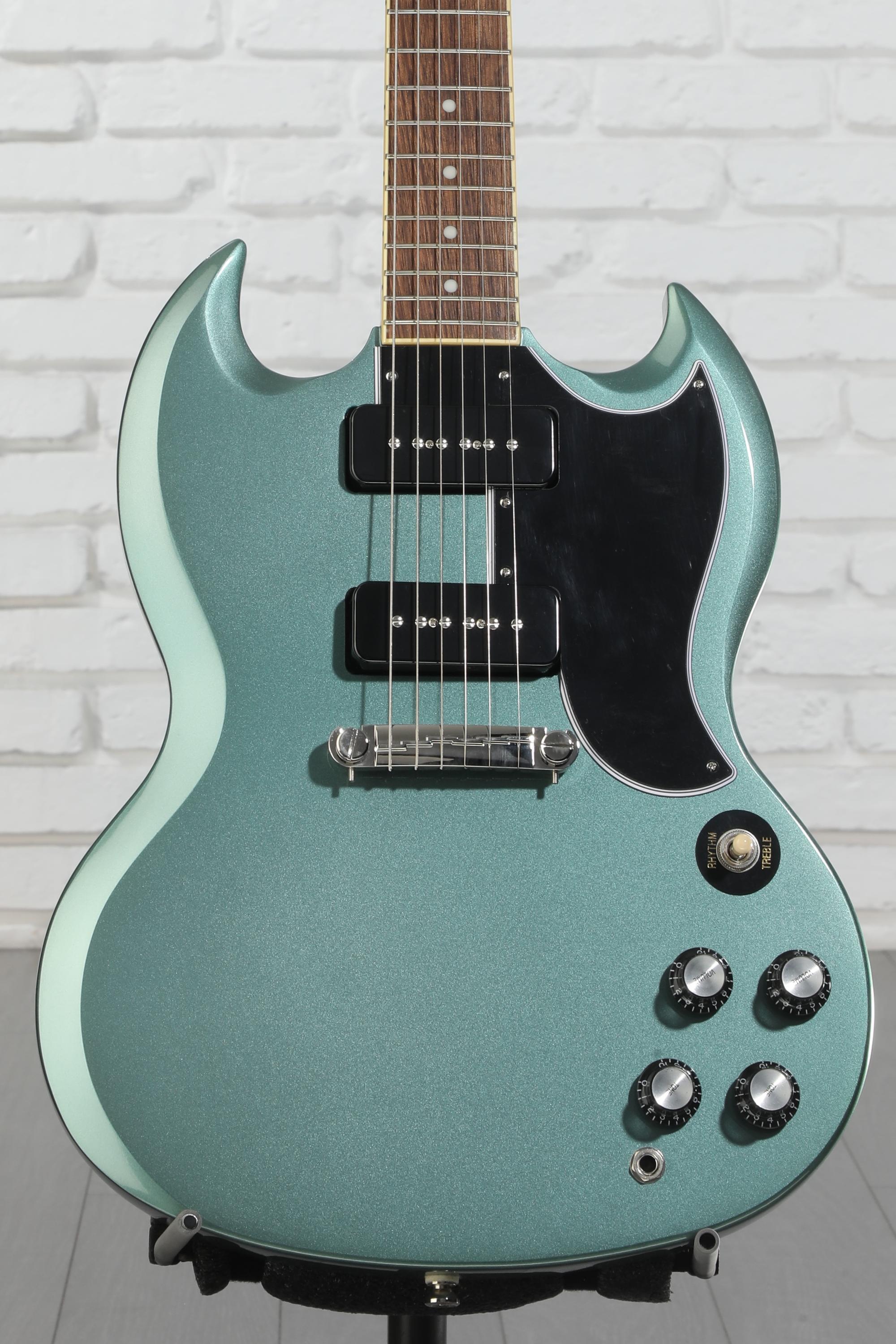 epiphone sg Special p90（P-90） PelhamBlue Amazon.com: Epiphone SG Special P90, Faded Pelham Blue