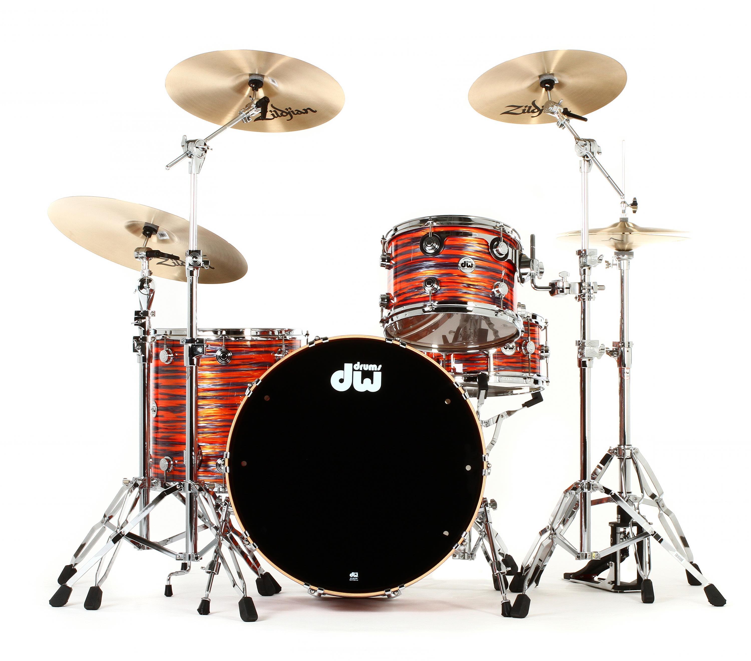 DW Collector's Series FinishPly Maple/Mahogany Shell Pack - 4