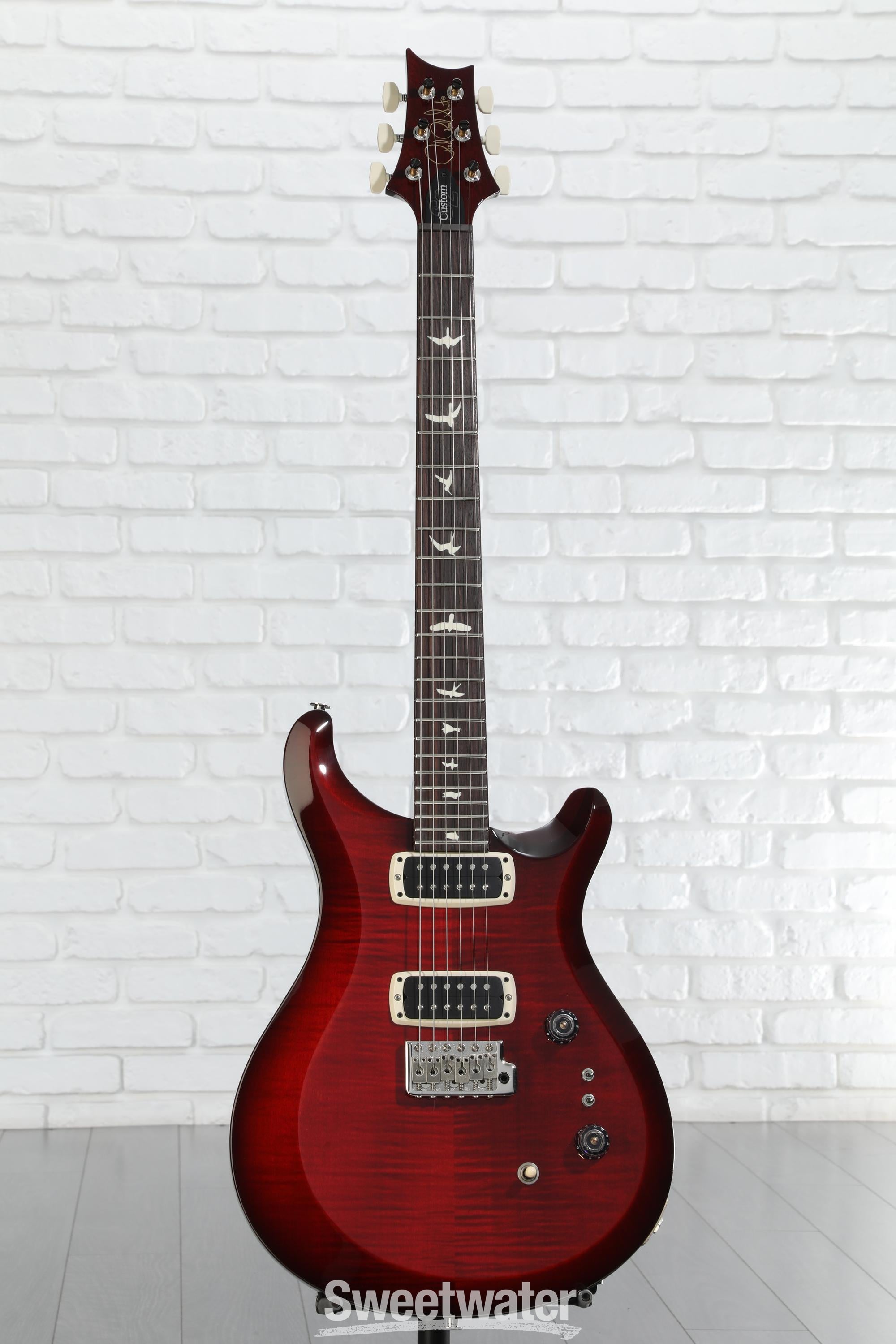 PRS S2 Custom 24-08 Electric Guitar - Fire Red Burst