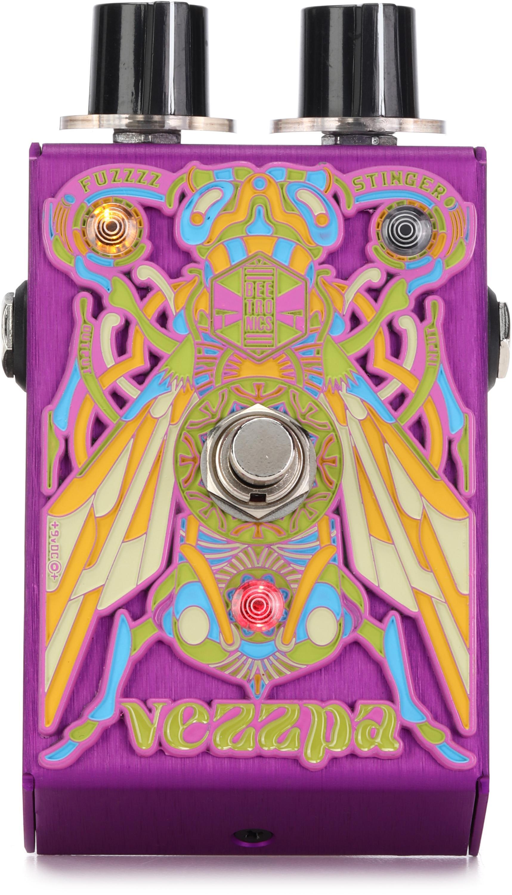 beetronics-fx-vezzpa-octave-stinger-fuzz-pedal-limited-edition-cream