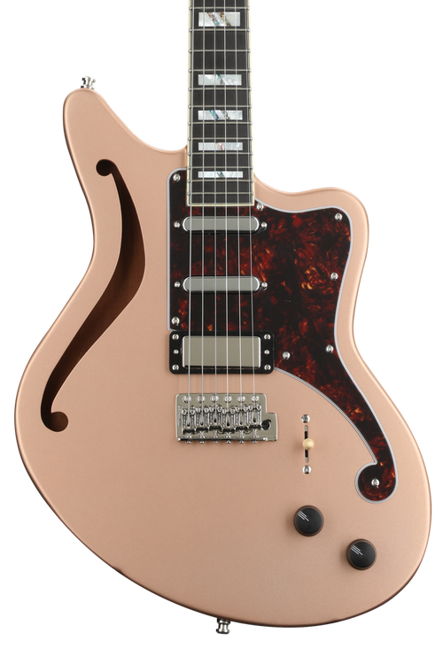 D'Angelico Deluxe Bedford SH - Matte Rose Gold - Limited
