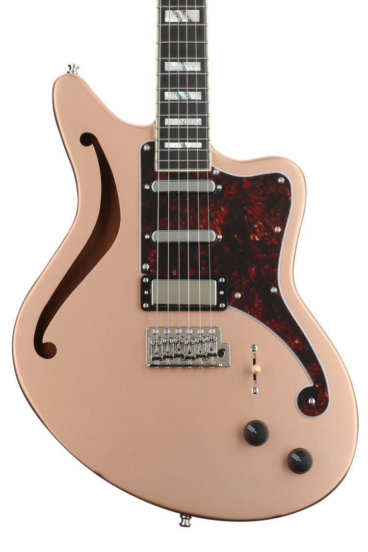 D'Angelico Deluxe Bedford SH - Matte Rose Gold - Limited Edition