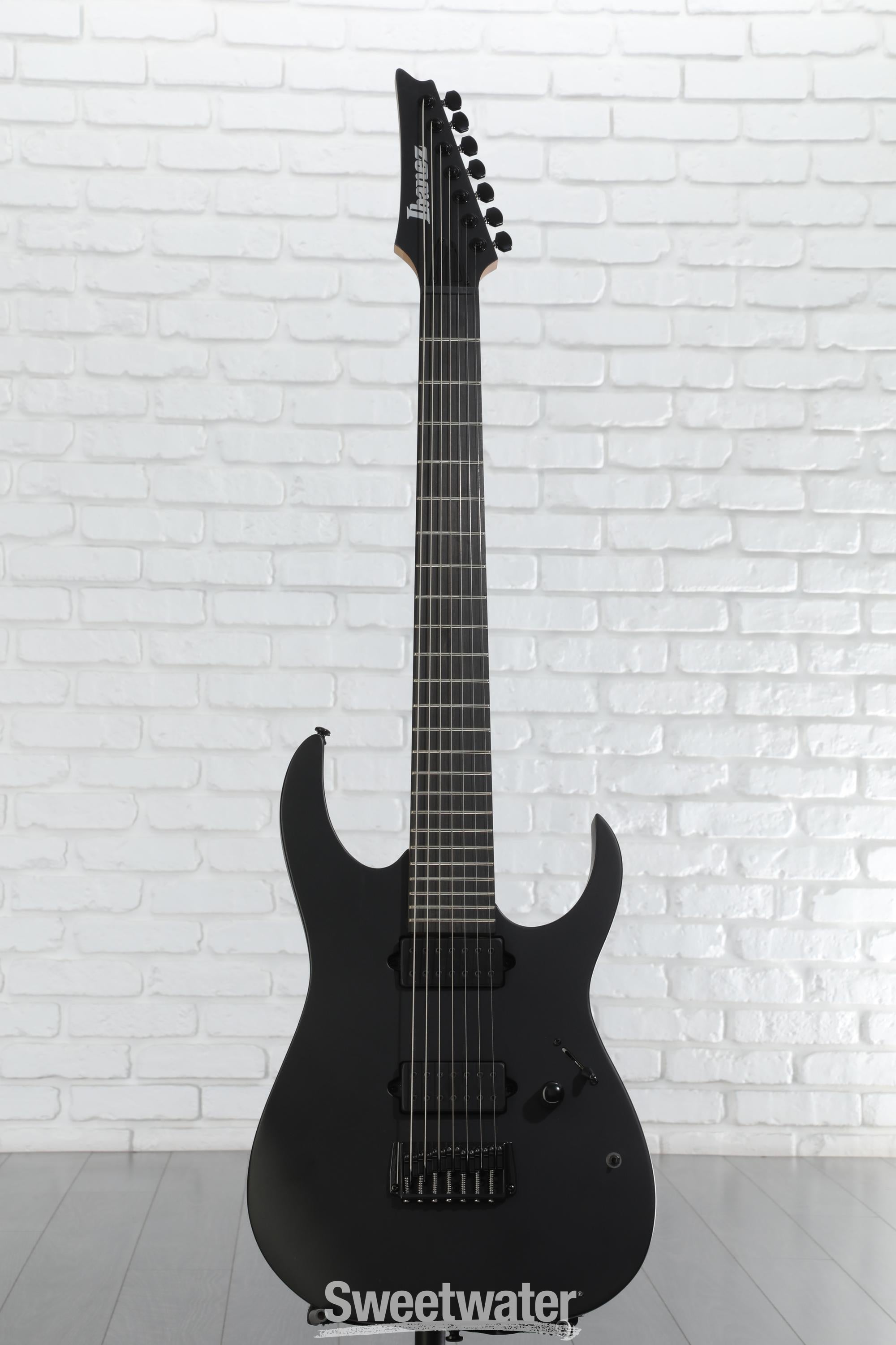 ギター Ibanez Iron Label RGIXL7 Black Flat Ibanez Iron Label RGIXL7 - Black Flat | Sweetwater