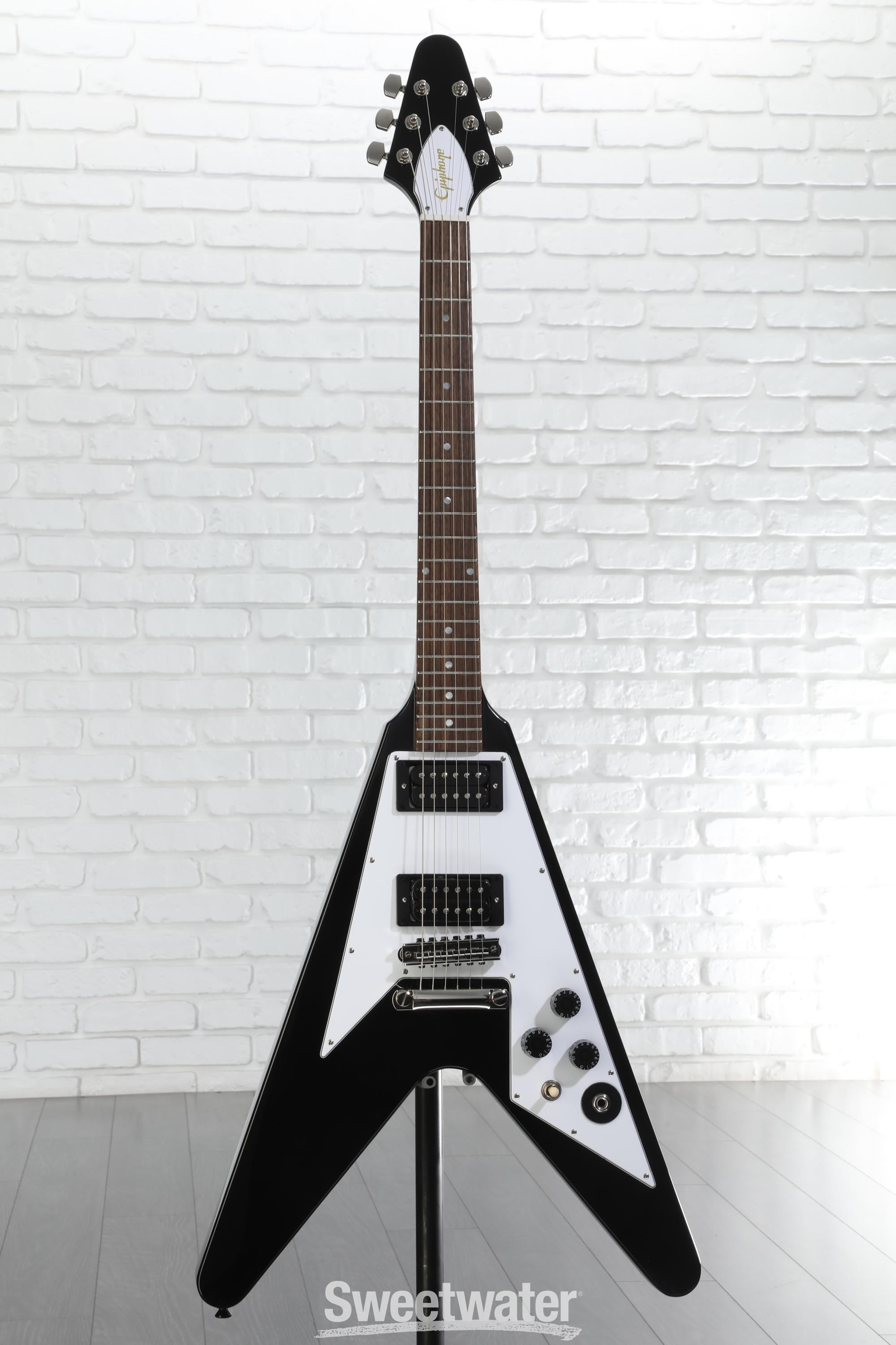 Epiphone Kirk Hammett 1979 Flying V Electric Guitar - Ebony