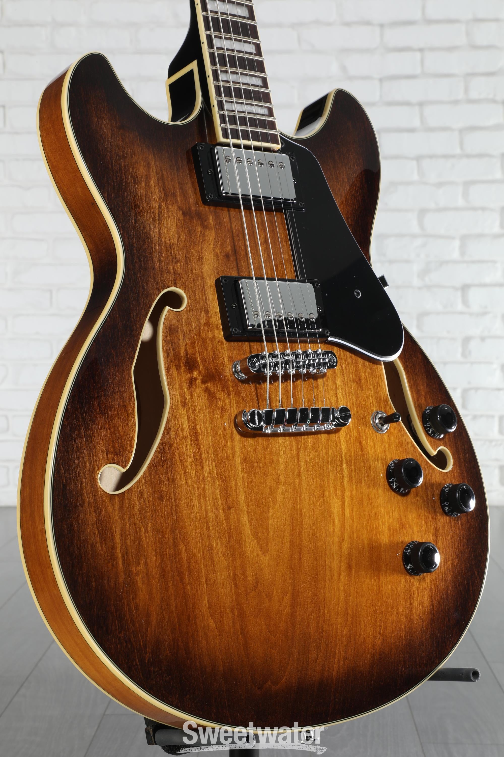 Ibanez Artcore AS73 Semi-Hollow Electric Guitar - Tobacco Brown
