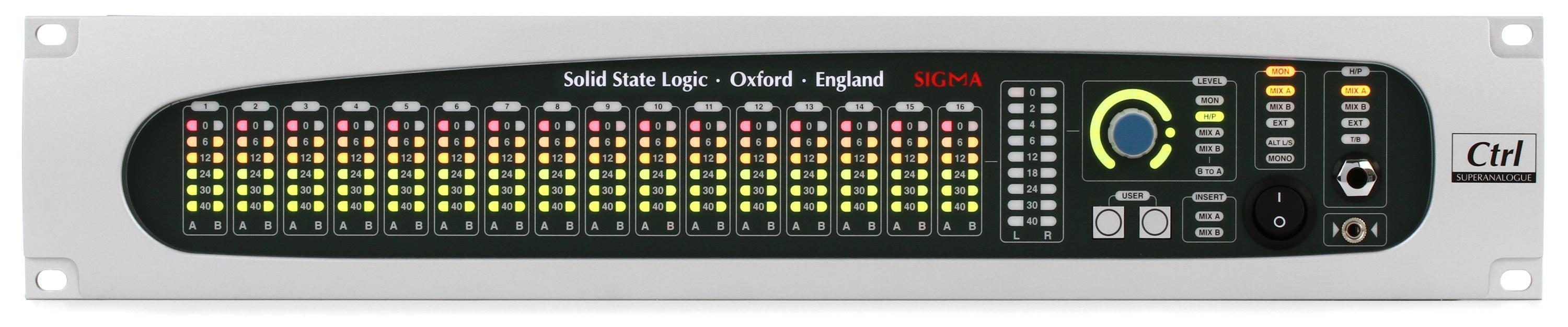 Solid State Logic Sigma 16-channel Analog Summing Mixer | Sweetwater