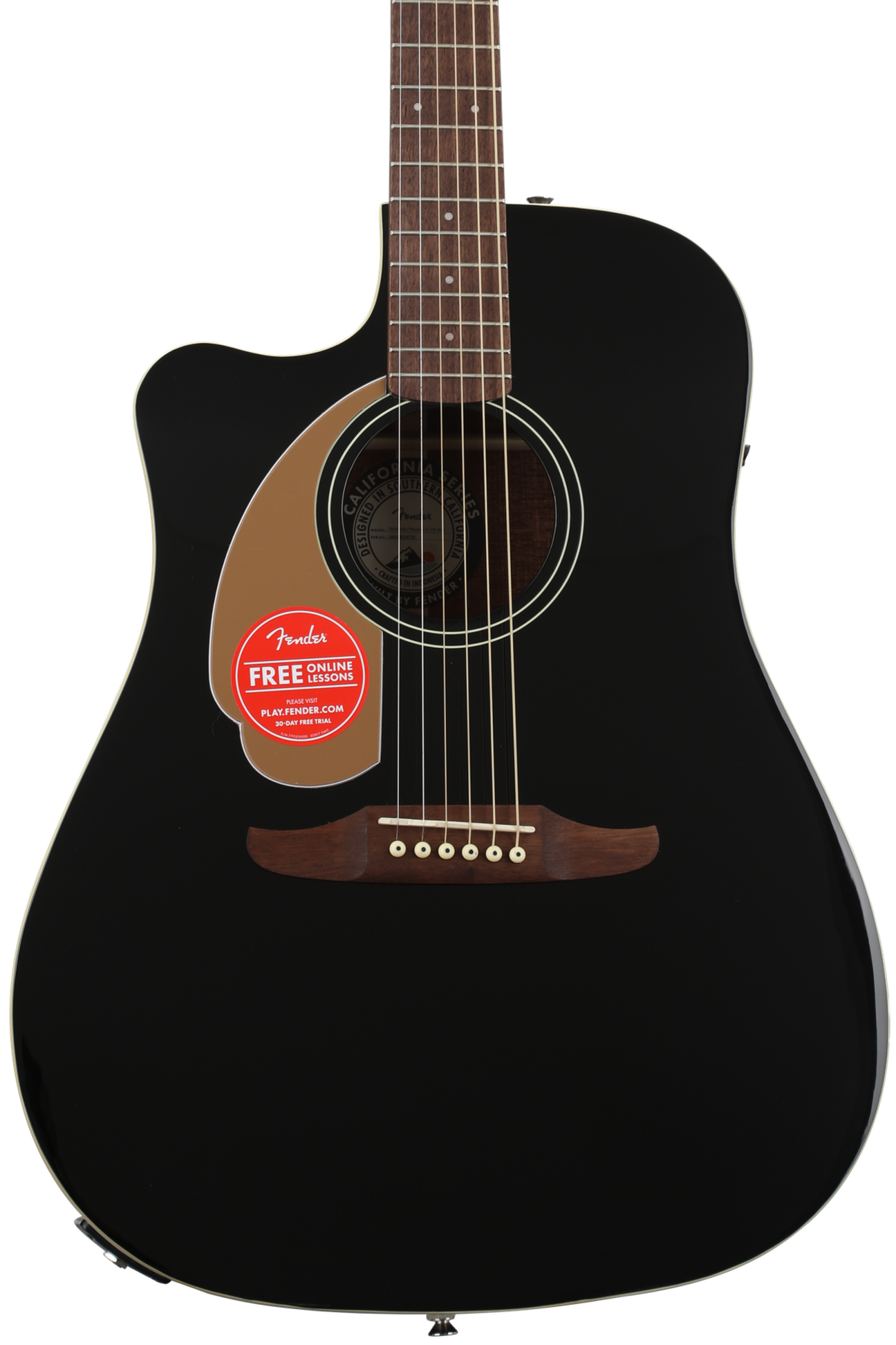 Fender Redondo Player, Left-Handed - Jetty Black | Sweetwater