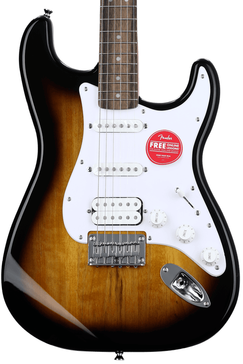 Squier Bullet Strat HSS HT - Brown Sunburst with Indian Laurel