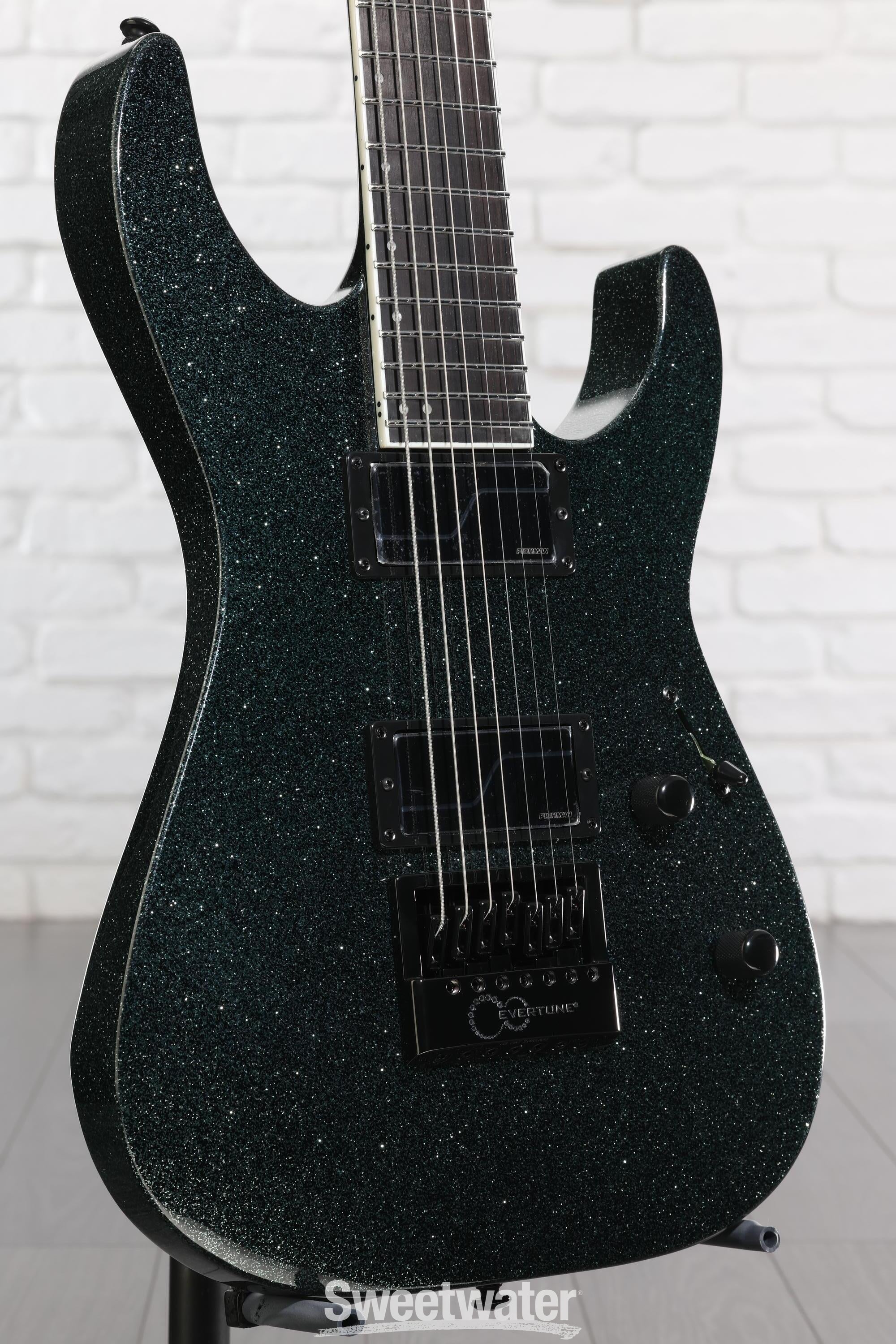 Photo of ESP LTD M-1007B 7-string Baritone Electric Guitar - Granite Sparkle