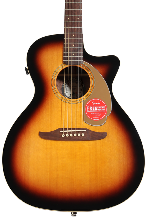 Fender Newporter Player Acoustic-electric Guitar - Sunburst