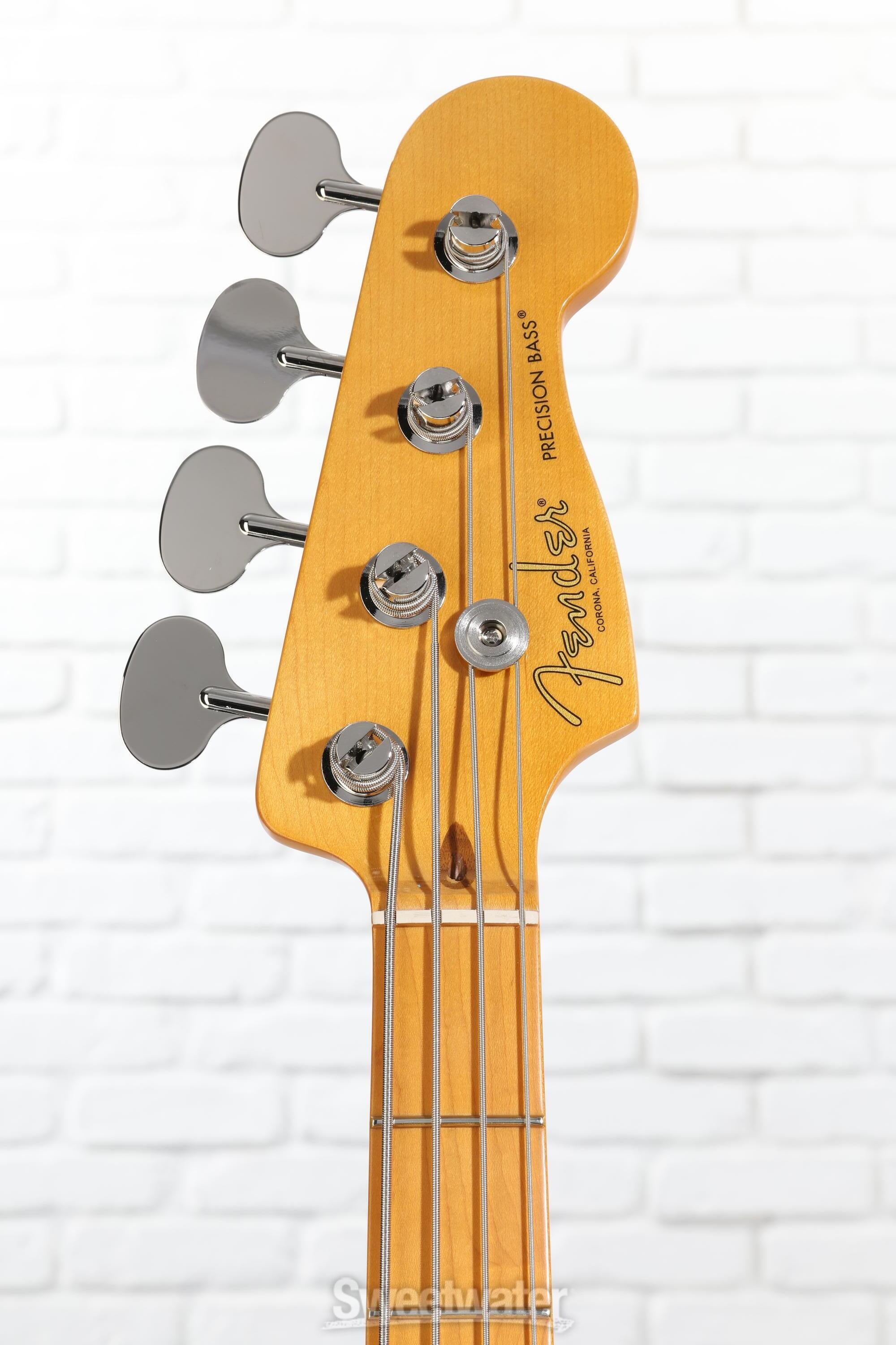 Fender American Professional Classic Precision Bass - Faded Lake Placid Blue, Maple Fingerboard