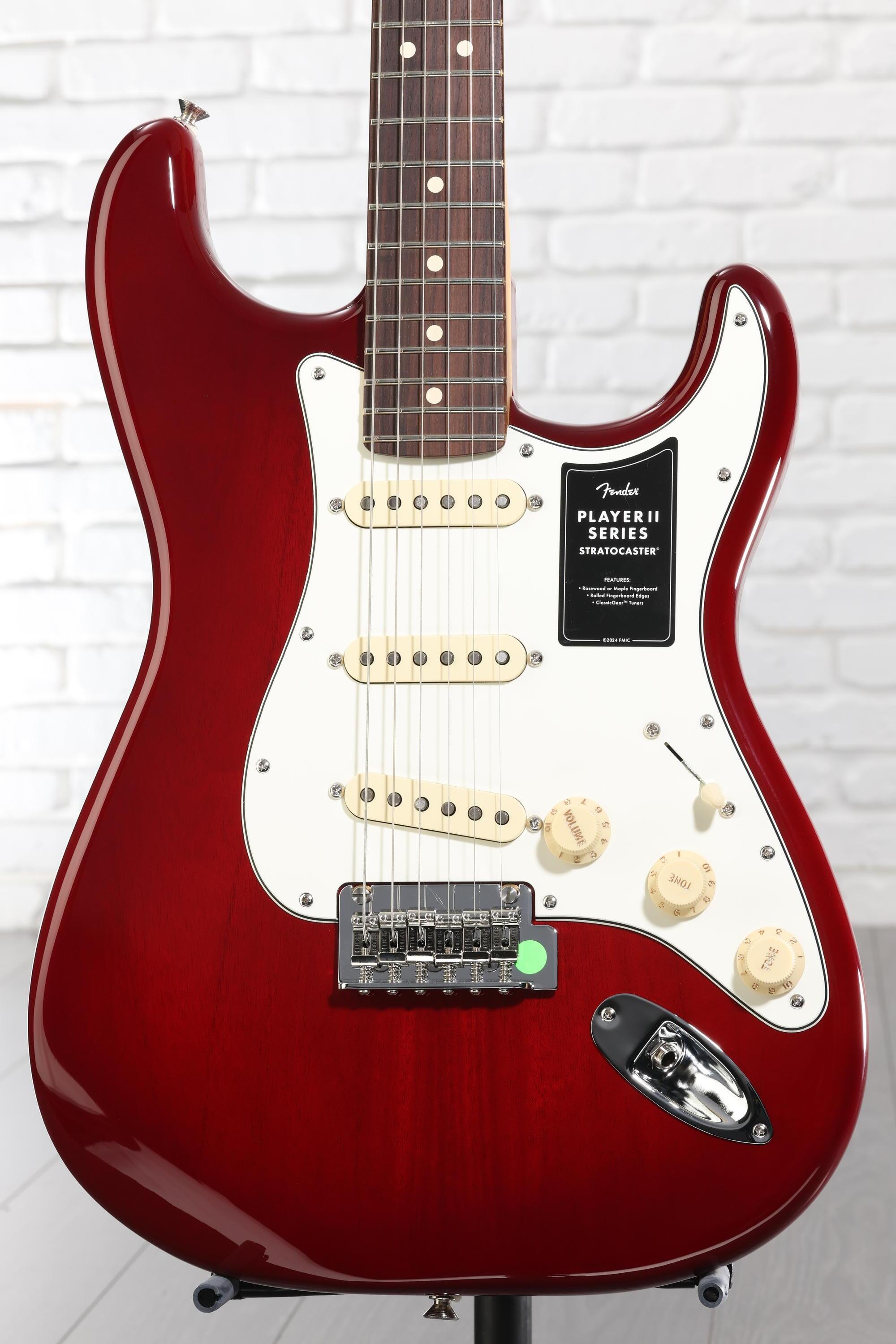 Fender Player II Stratocaster Electric Guitar - Transparent Cherry