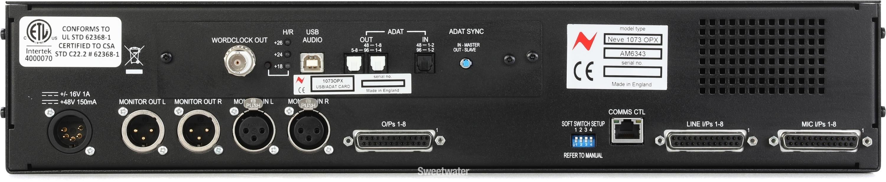 Neve 1073OPX 8-channel Microphone Preamp with Remote Control and