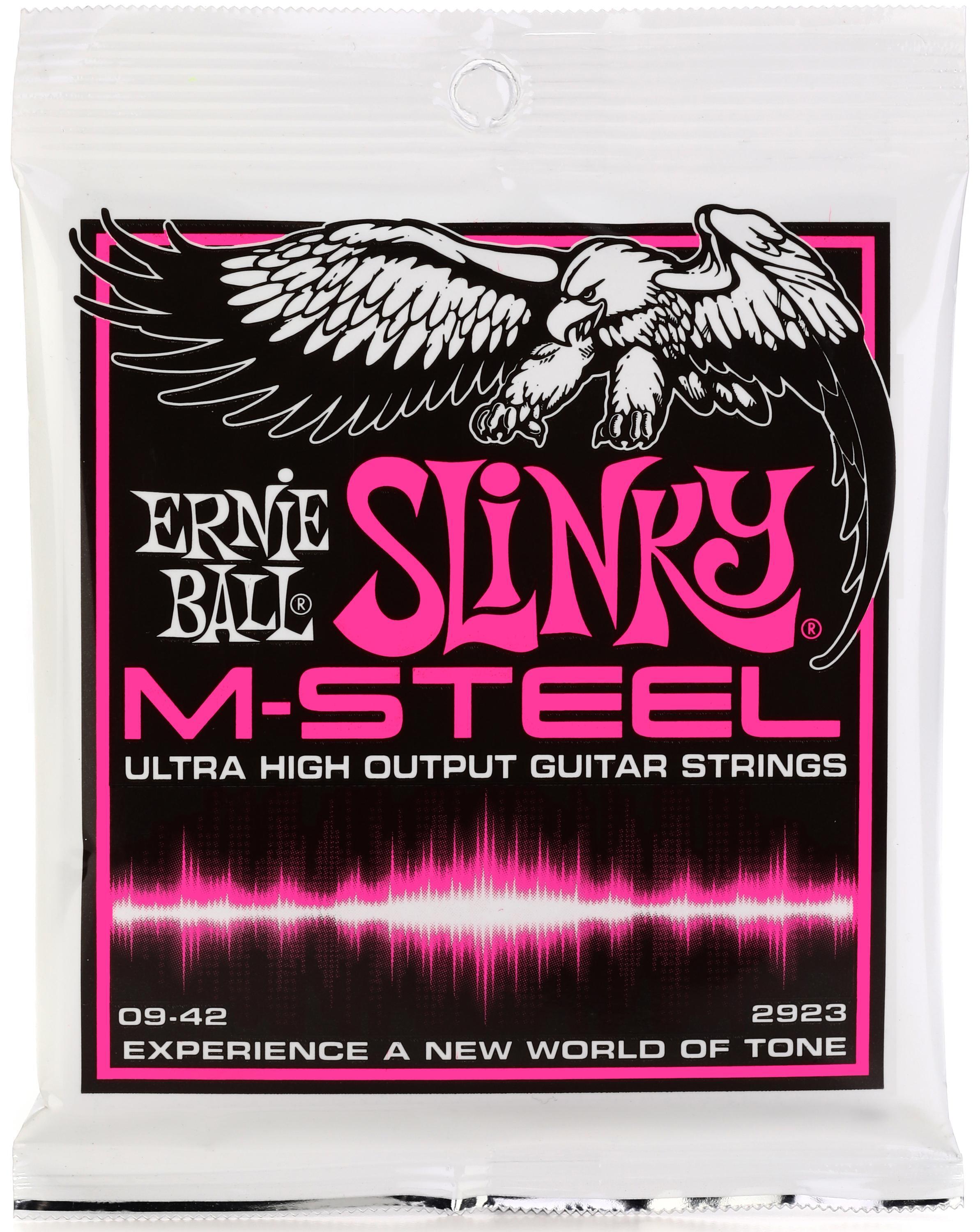 Photo of Ernie Ball 2923 Super Slinky M-Steel Electric Guitar Strings - .009-.042