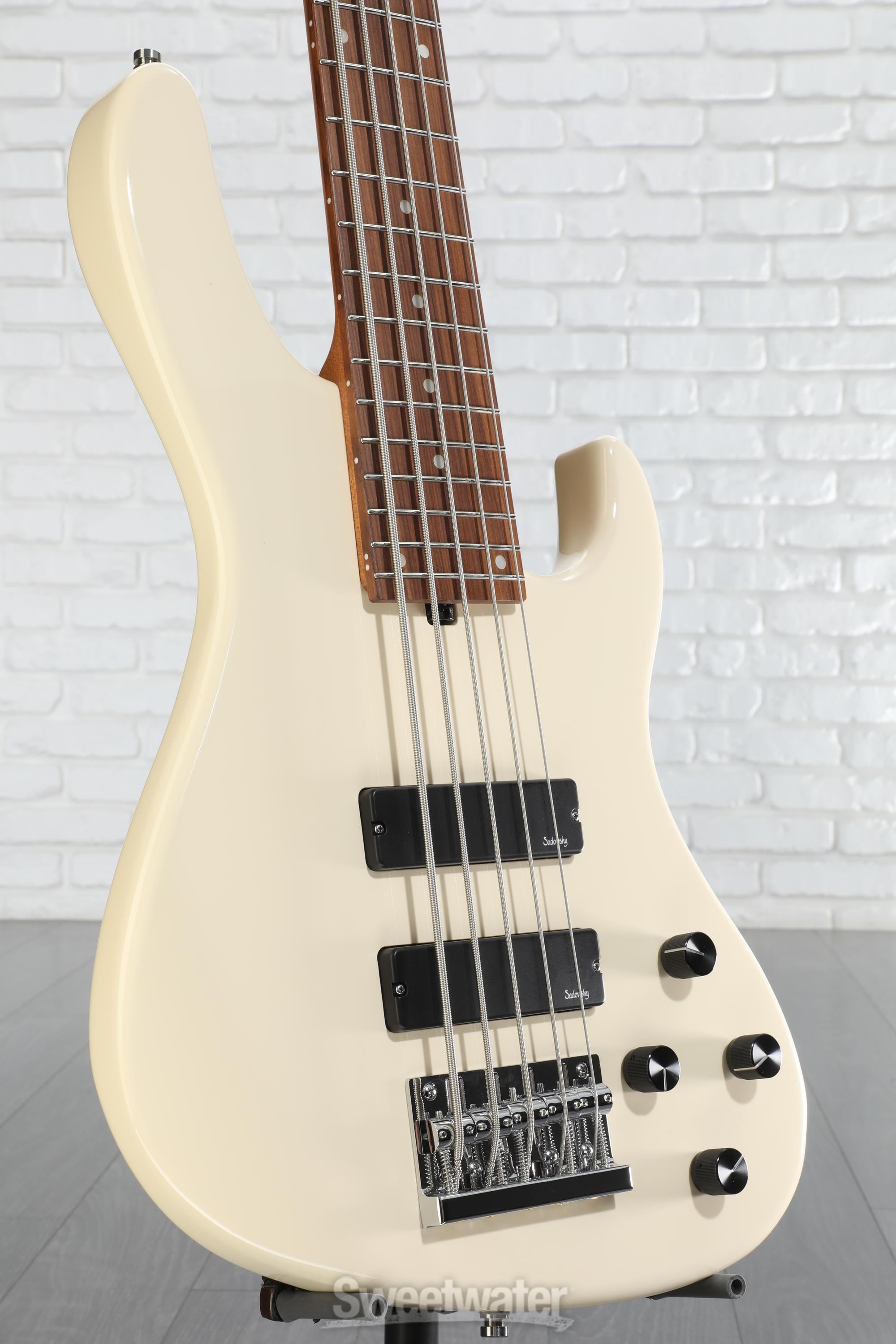 Sadowsky MetroExpress Modern 5-string Bass Guitar - Olympic White