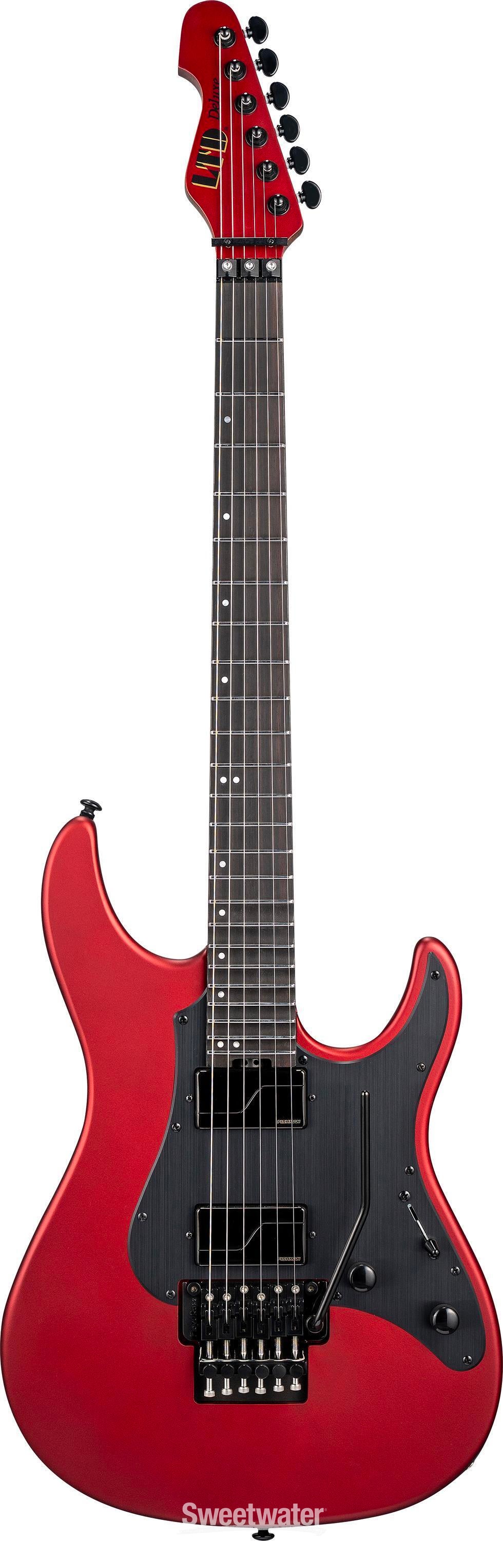 ESP LTD Deluxe SN-1000 FR Electric Guitar - Candy Apple Red Satin